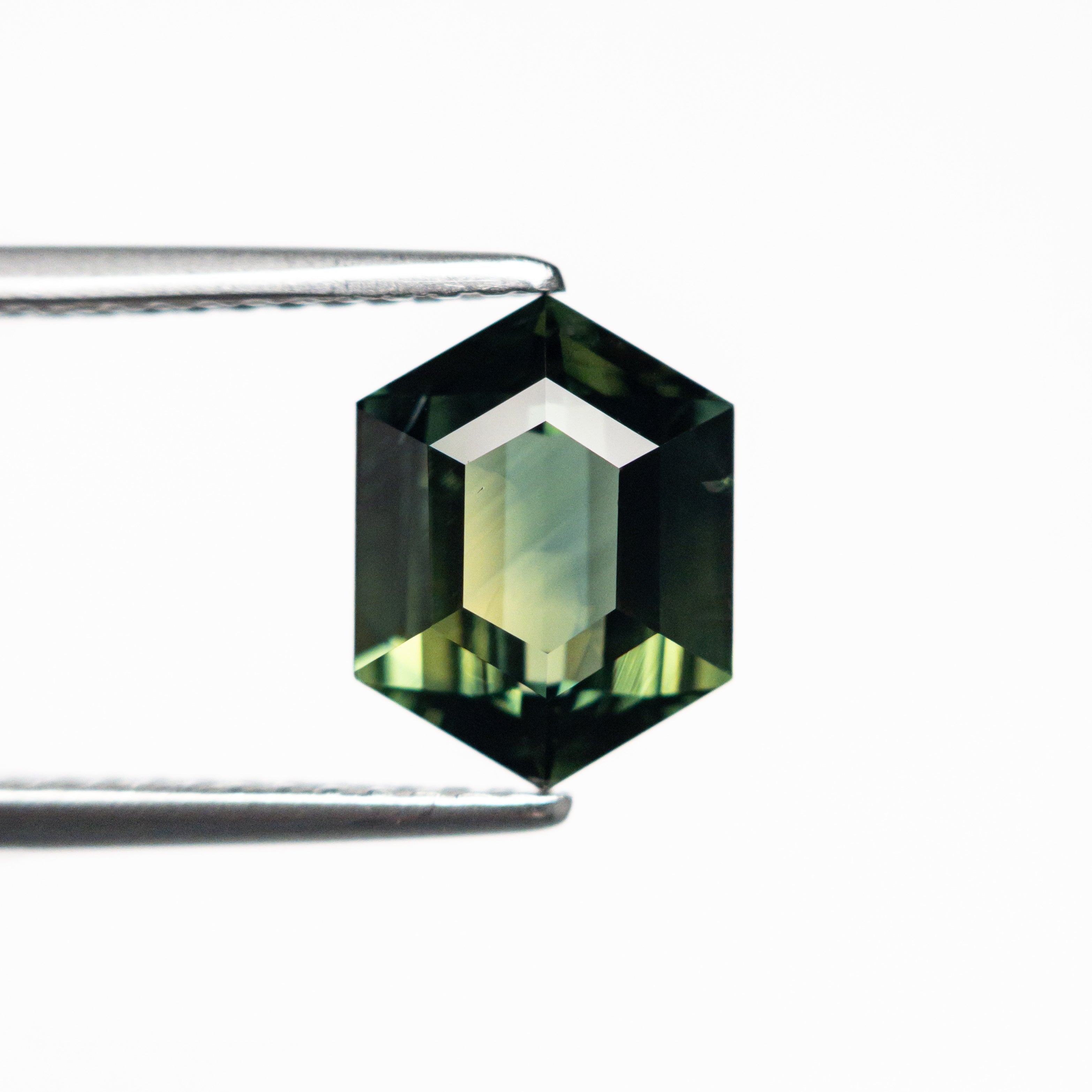 2.00ct Hexagon Step Cut Sapphire - 9.05x6.94x3.76mm Natural Blue Gemstone for Engagement Rings & Fine Jewelry Making
