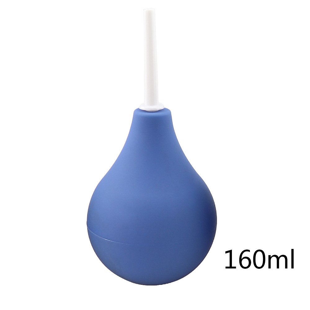 **Blue 89ml Silicone Rectal Syringe - Anal Enema Douche for Colon Cleansing & Vaginal Cleaning | Gentle & Hygienic | Perfect for Home Use, Travel & Medical Needs**