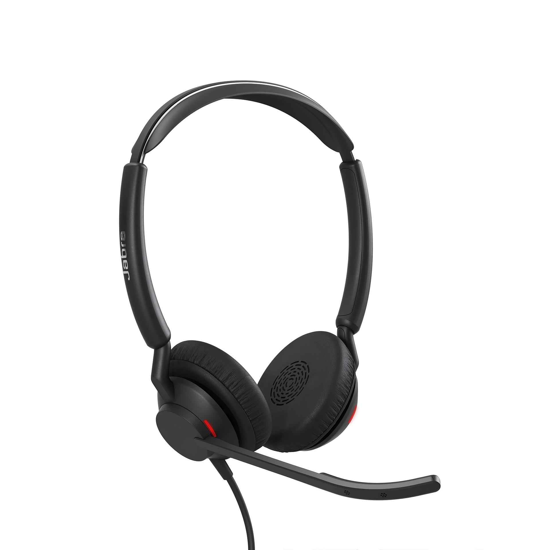 Jabra Engage 50 II Stereo Headset with USB-C - Wired Office Headphones for PC, Mac, Zoom, Teams - Compatible with All Platforms - Perfect for Remote Work & Call Centers
