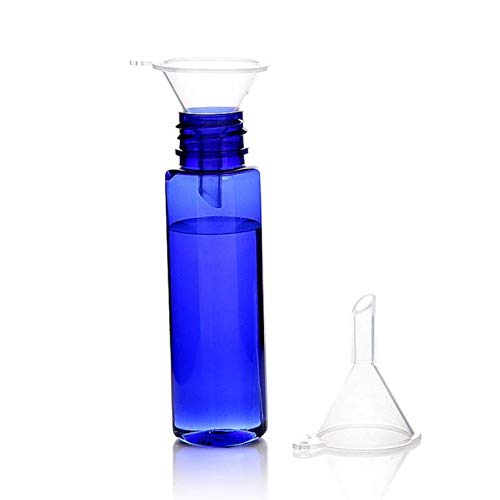 iSnuff Mini Funnel 5-Pack - Small Plastic Funnels for Lab Bottles, Sand Art, Perfumes & Essential Oils | Perfect for Spices, Powders & DIY Crafts | Great for Home, Kitchen & Science Experiments