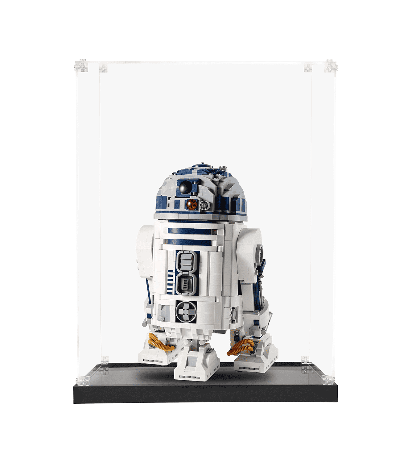 LEGO Star Wars R2-D2 75308 Display Case - Clear Acrylic Showcase for Collectible Building Set - Perfect for Home Office Decor & Gift for Star Wars Fans