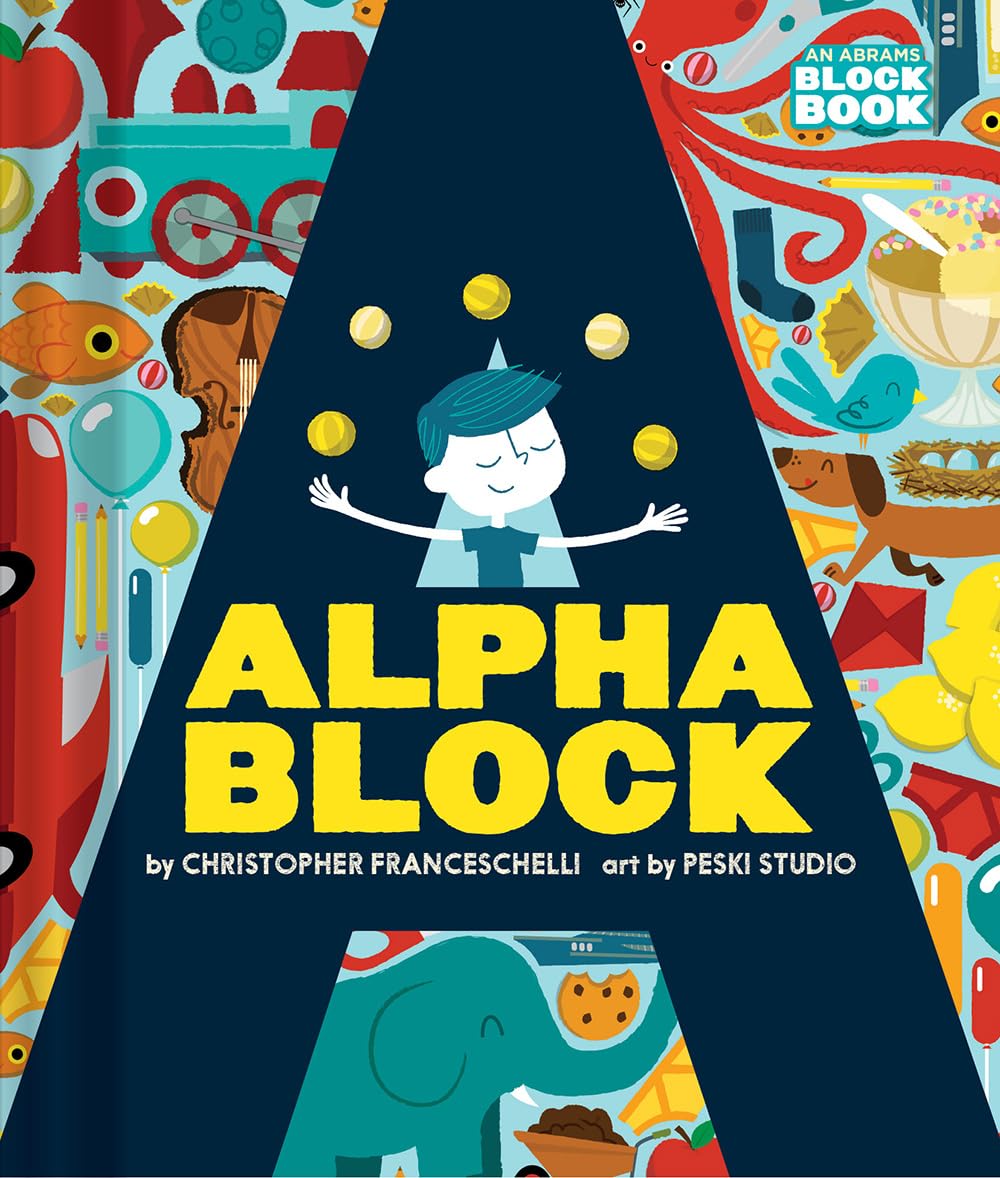 Alphablock (An Abrams Block Book) – Interactive Alphabet Learning Toy for Kids – Perfect for Preschool Education & Early Reading Development