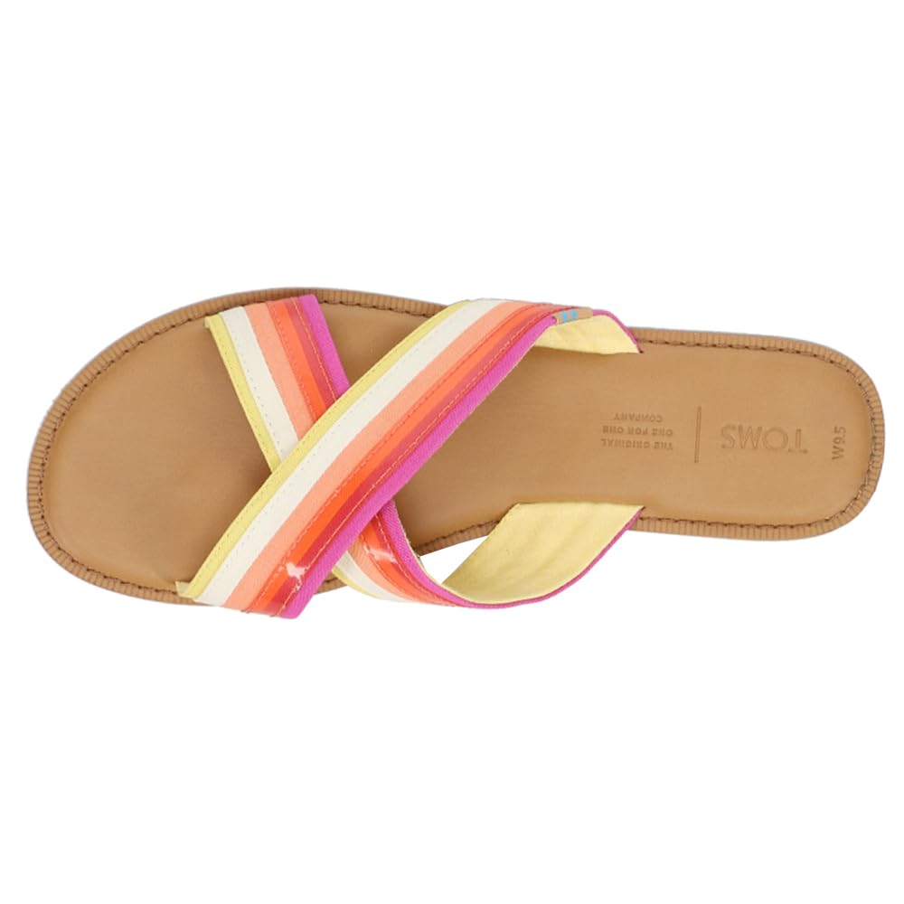TOMS Women's Viv Slip-On Comfort Shoes - Lightweight & Breathable for Casual Wear, Travel & Everyday Use