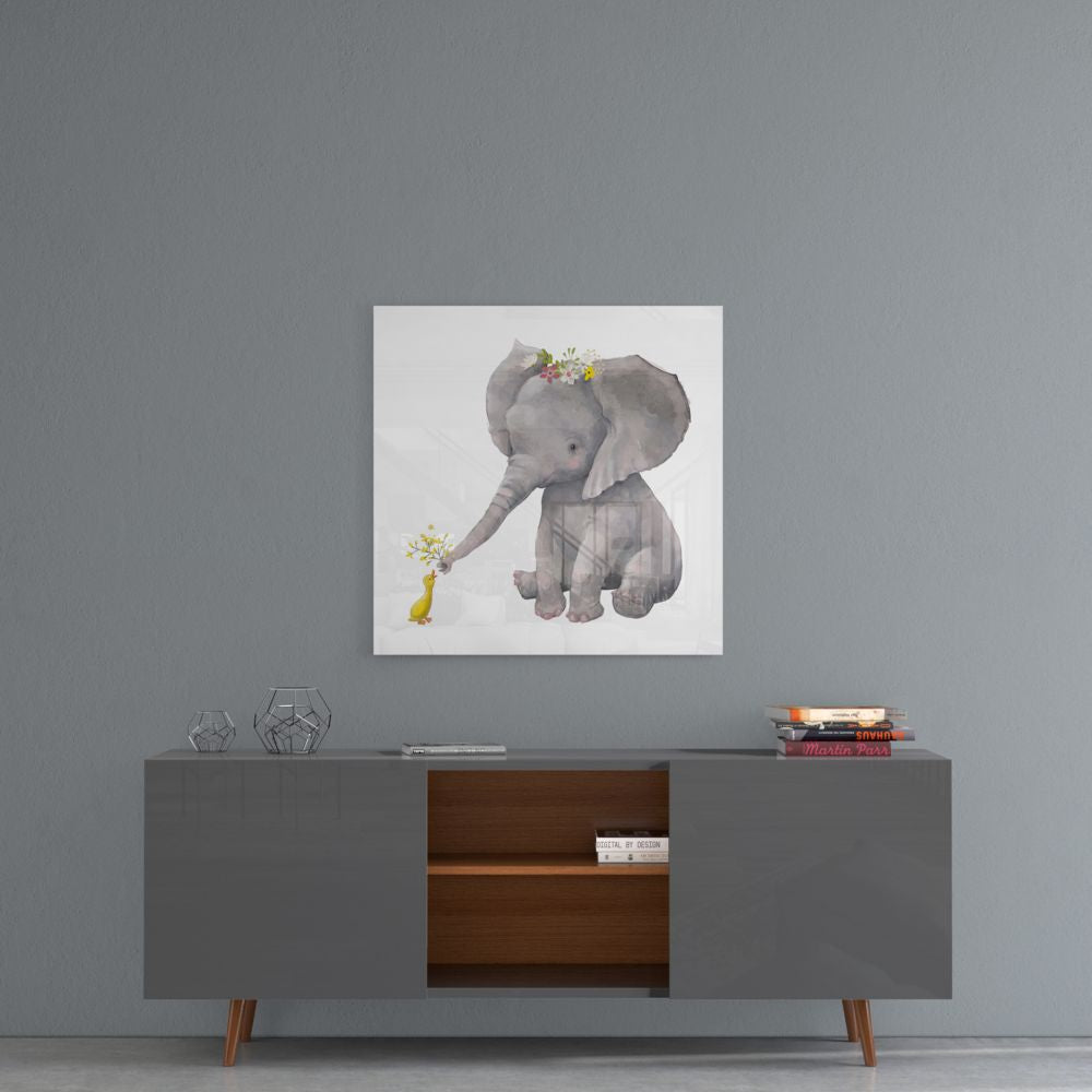 Elephant and Duck Plush Toys - Soft Stuffed Animals for Kids, Perfect for Cuddling, Gifts, and Nursery Decor | Ideal for Birthdays, Baby Showers, and Playtime