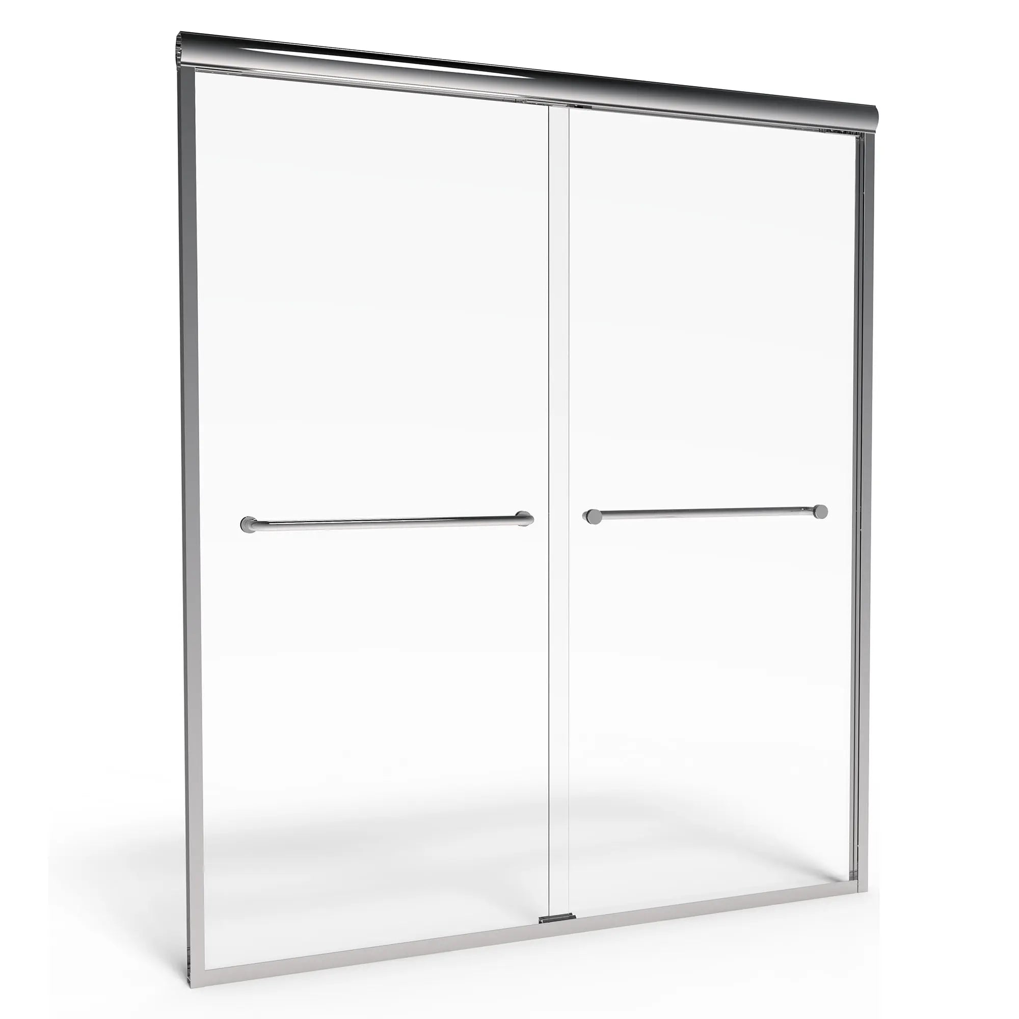 Frameless Sliding Shower Door - European Style Modern Bathroom Glass Enclosure for Walk-In Showers and Bathtubs