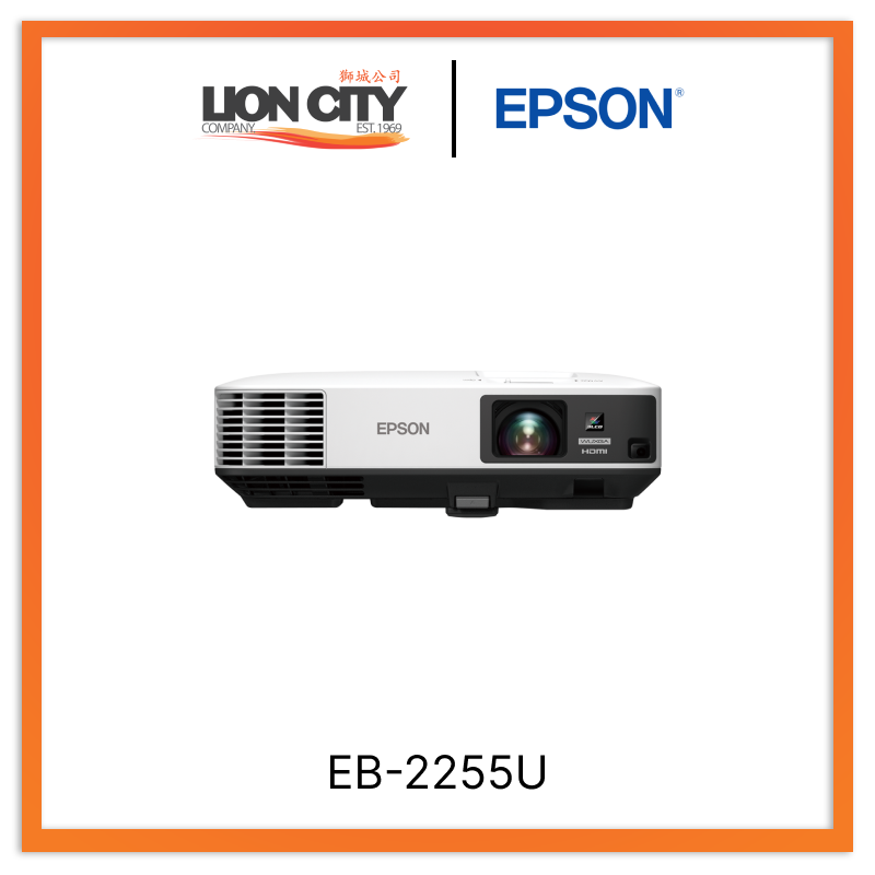 Epson EB 2255U WUXGA 3LCD Projector - 4K Enhanced, 4000 Lumens, HDMI & USB for Home Theater, Office Presentations, and Classroom Teaching