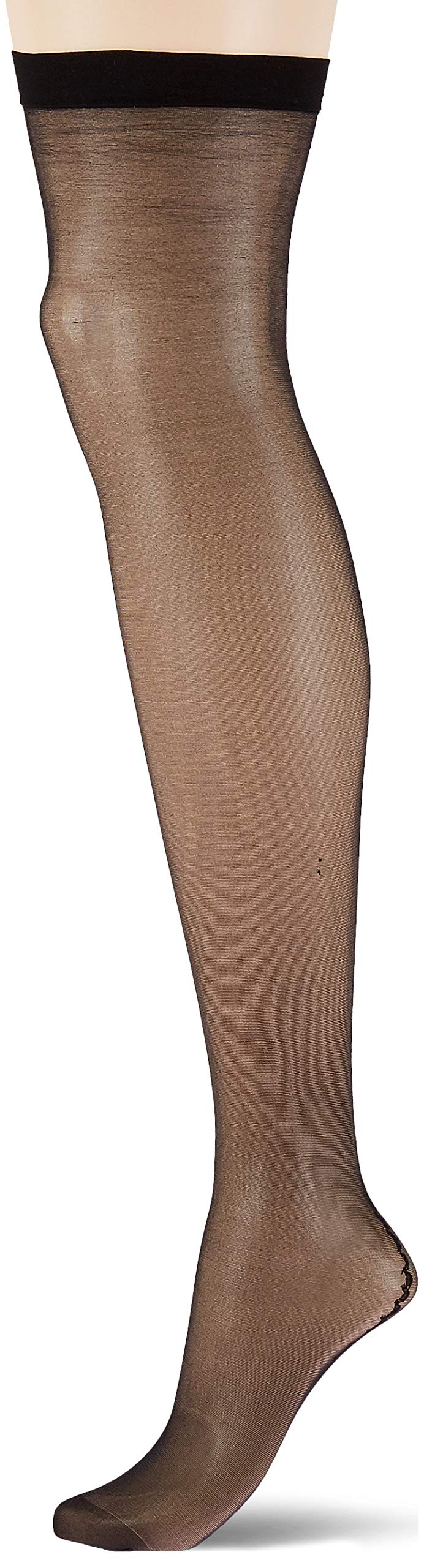Fiore Provoke 20 Denier Sheer Black Stockings for Women - Size S/2 - Comfortable & Sexy Hosiery for Everyday Wear, Office & Special Occasions