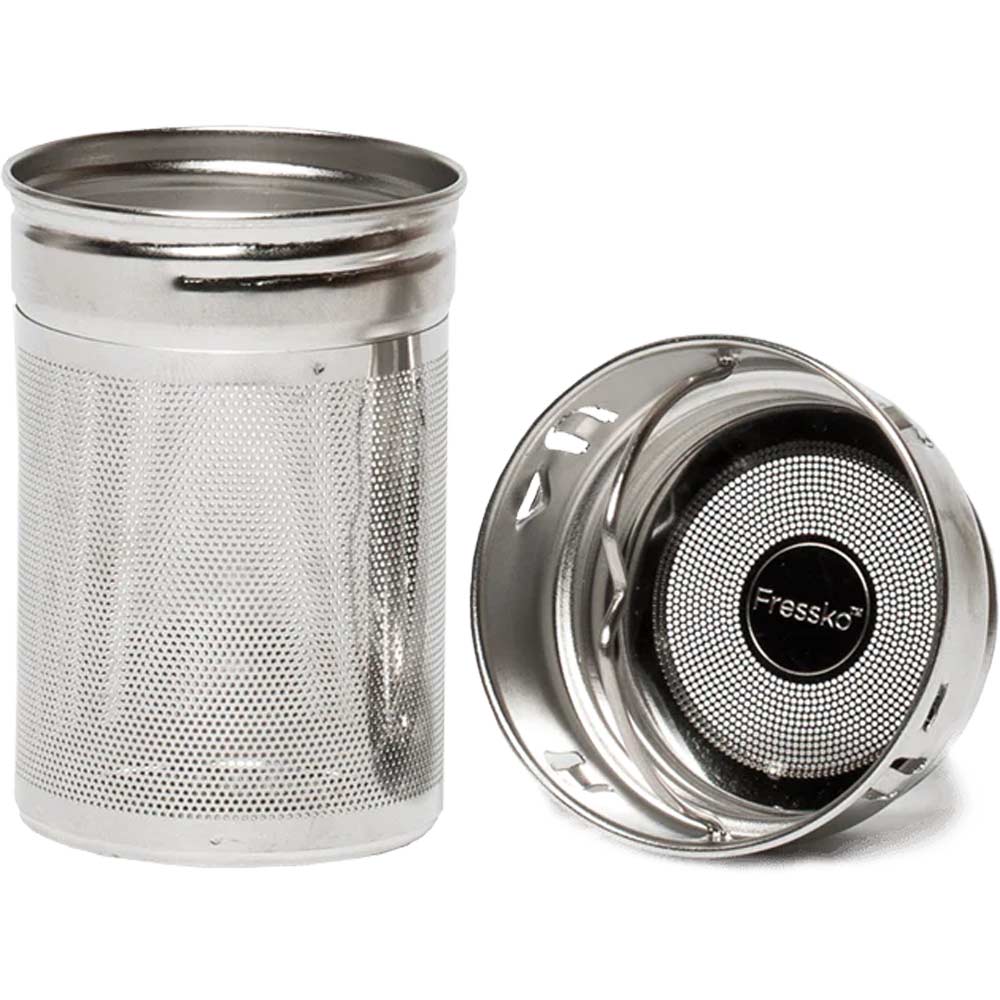 Fressko Original Insulated Glass Flask - 400ml Vacuum Insulated Travel Mug for Hot & Cold Drinks | Perfect for Hiking, Camping, Commuting & Office Use