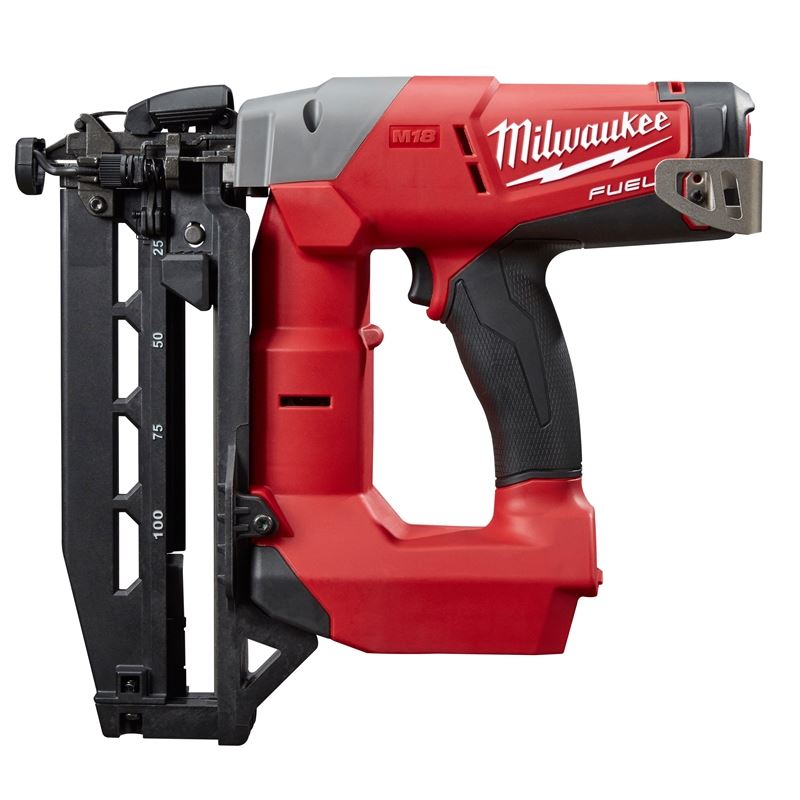 M18 FUEL 18V Brushless Cordless 16-Gauge Straight Finish Nailer (Tool Only) - Perfect for Woodworking, Trim Installation & DIY Home Projects