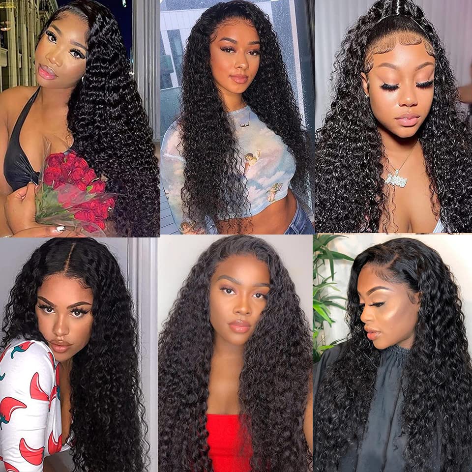 30 Inch Brazilian Virgin Human Hair Wig - 13x4 Lace Front Deep Wave Wig with Baby Hair & 180% Density for Black Women | Perfect for Daily Wear, Special Occasions & Protective Styling