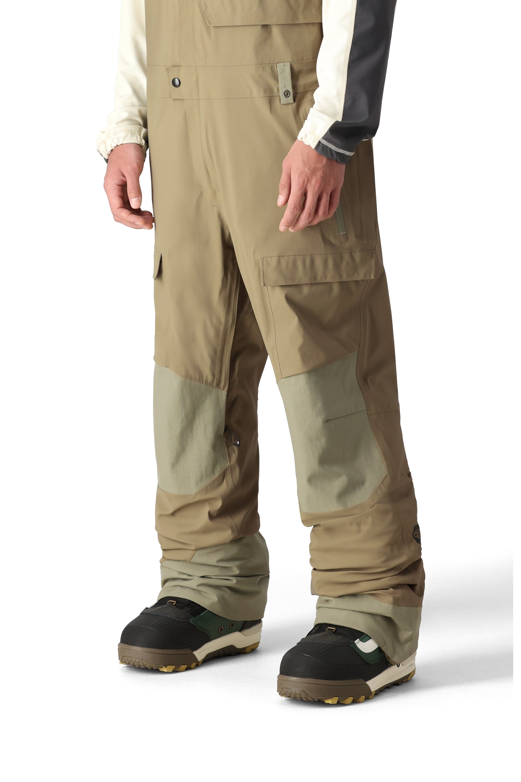 686 Men's GORE-TEX Stretch Dispatch Bib Snow Pants 2025 - Waterproof Insulated Winter Ski Bib Overalls for Snowboarding & Cold Weather Activities