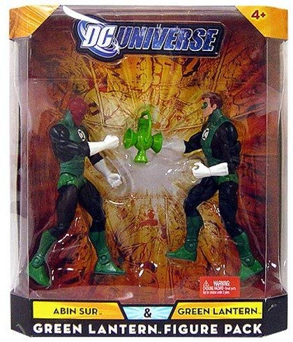 DC Universe Green Lantern Infinite Heroes Collector Abin Sur & Green Lantern 2-Pack Action Figures - Superhero Toy Set for Display, Play & Comic Book Collectors