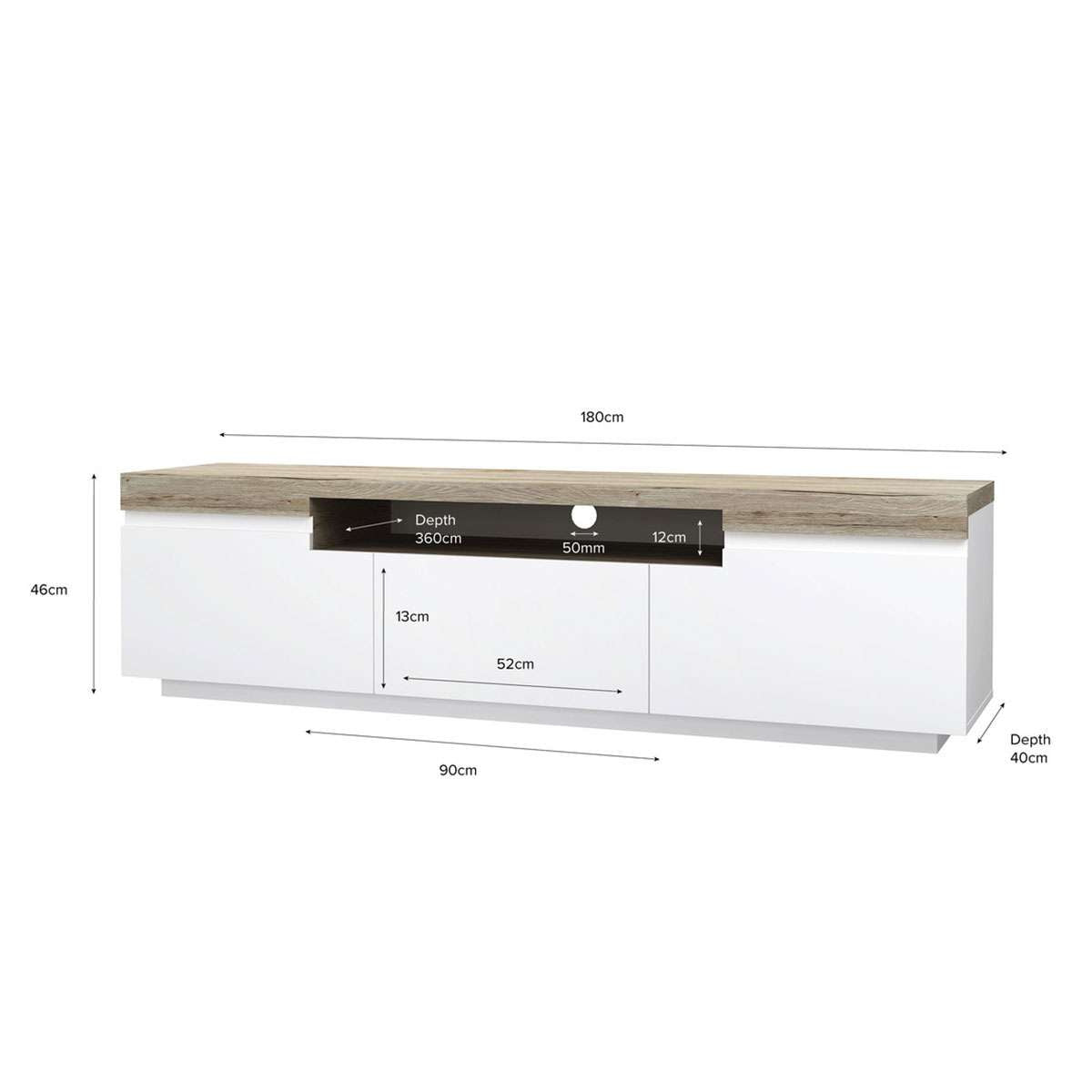 Sadie Entertainment Unit - Modern TV Stand with Storage for Living Room, Bedroom & Home Theater | Perfect for TVs up to 65 inches