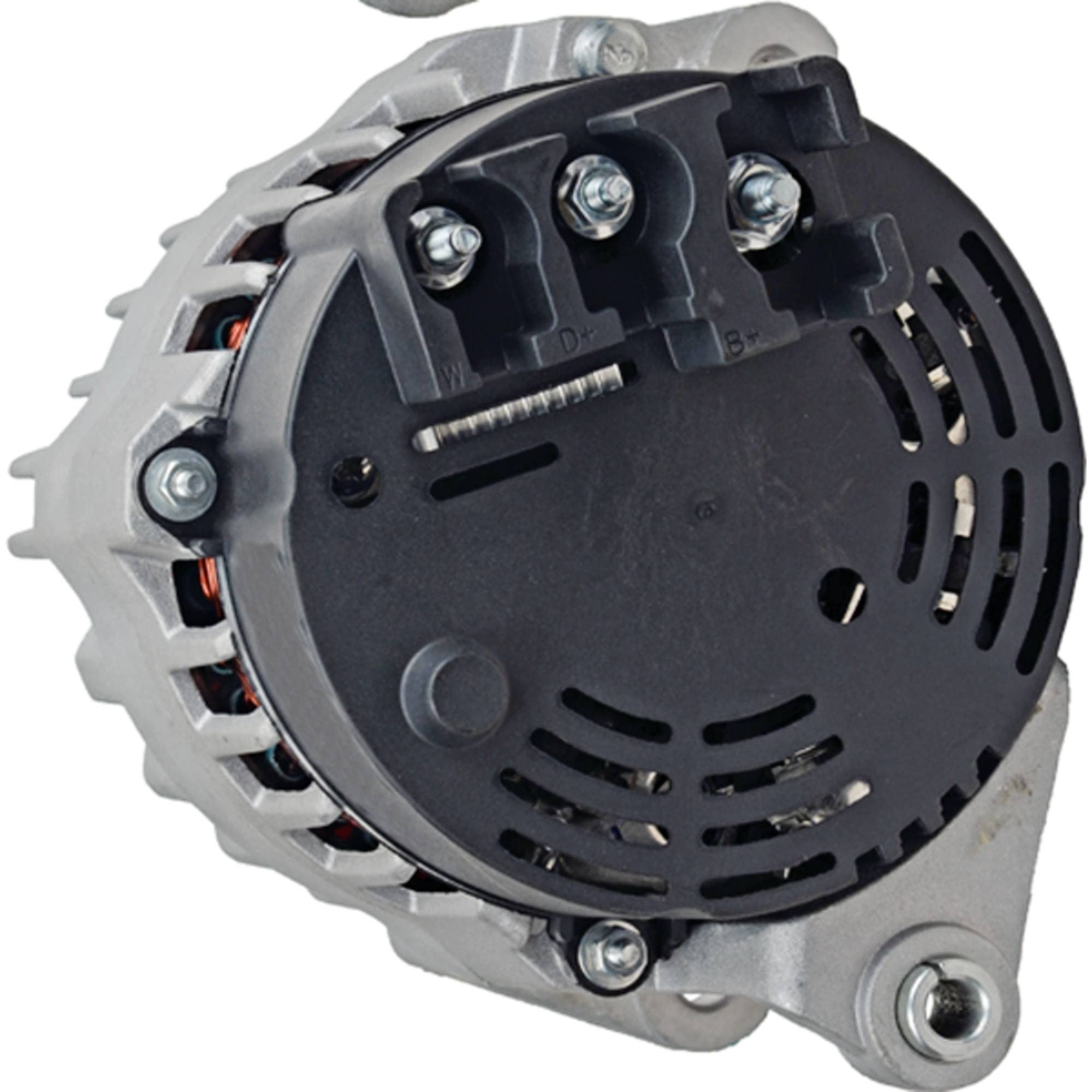 DB Electrical ROTA0191 75 Amp 12V Alternator Compatible with Bobcat T40170, 63377461, 225-3141, 225-3143 - Internal Fan & Regulator - Replacement for Construction & Farm Equipment
