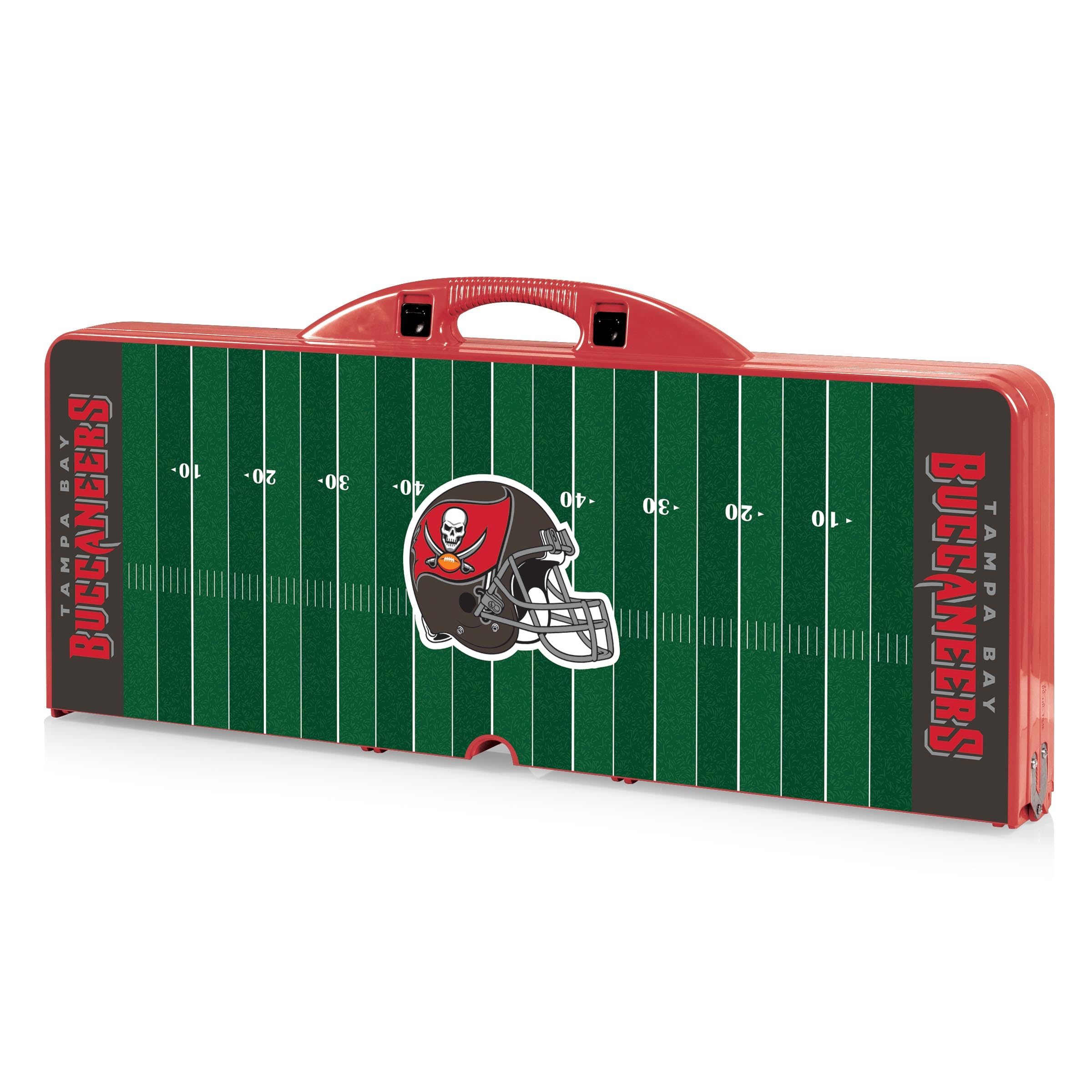 PICNIC TIME NFL Portable Folding Picnic Table with Seats & Umbrella - Perfect for Tailgating, Beach Outings, and Outdoor Gatherings