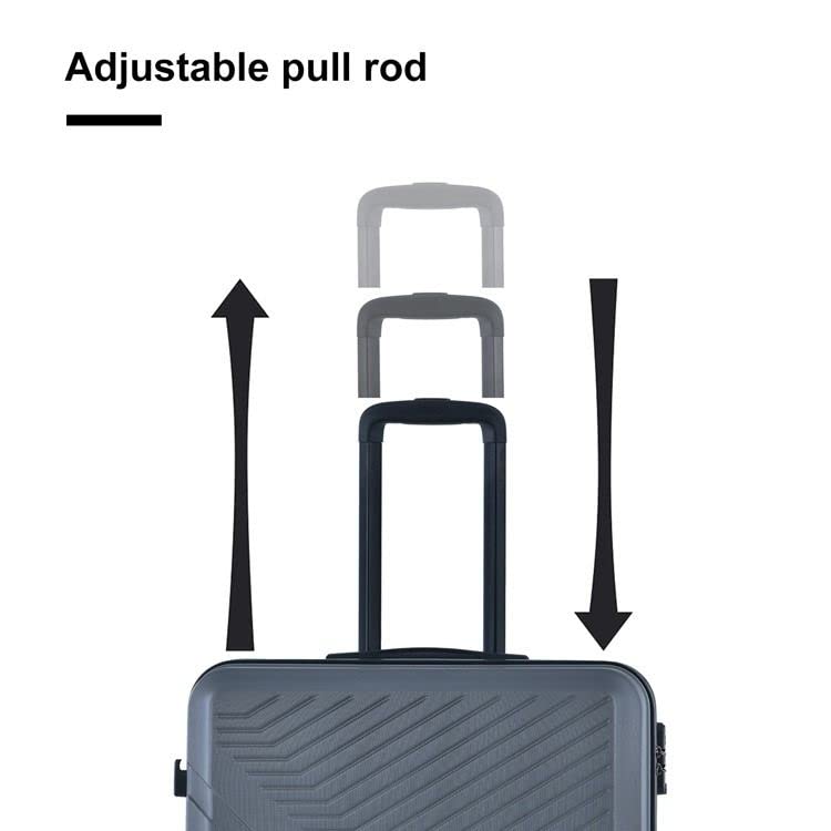 Expandable ABS Lightweight Hard-Shell Luggage Set with 360° Spinner Wheels & TSA Lock - Durable Suitcase for Travel, Business Trips & Family Vacations