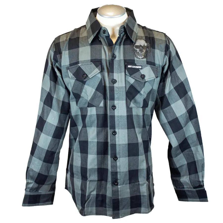 BOL Men's 'Grave Rub' Flannel Long Sleeve Shirt - Soft Plaid Button Down for Casual Wear, Outdoor Adventures & Fall Layering