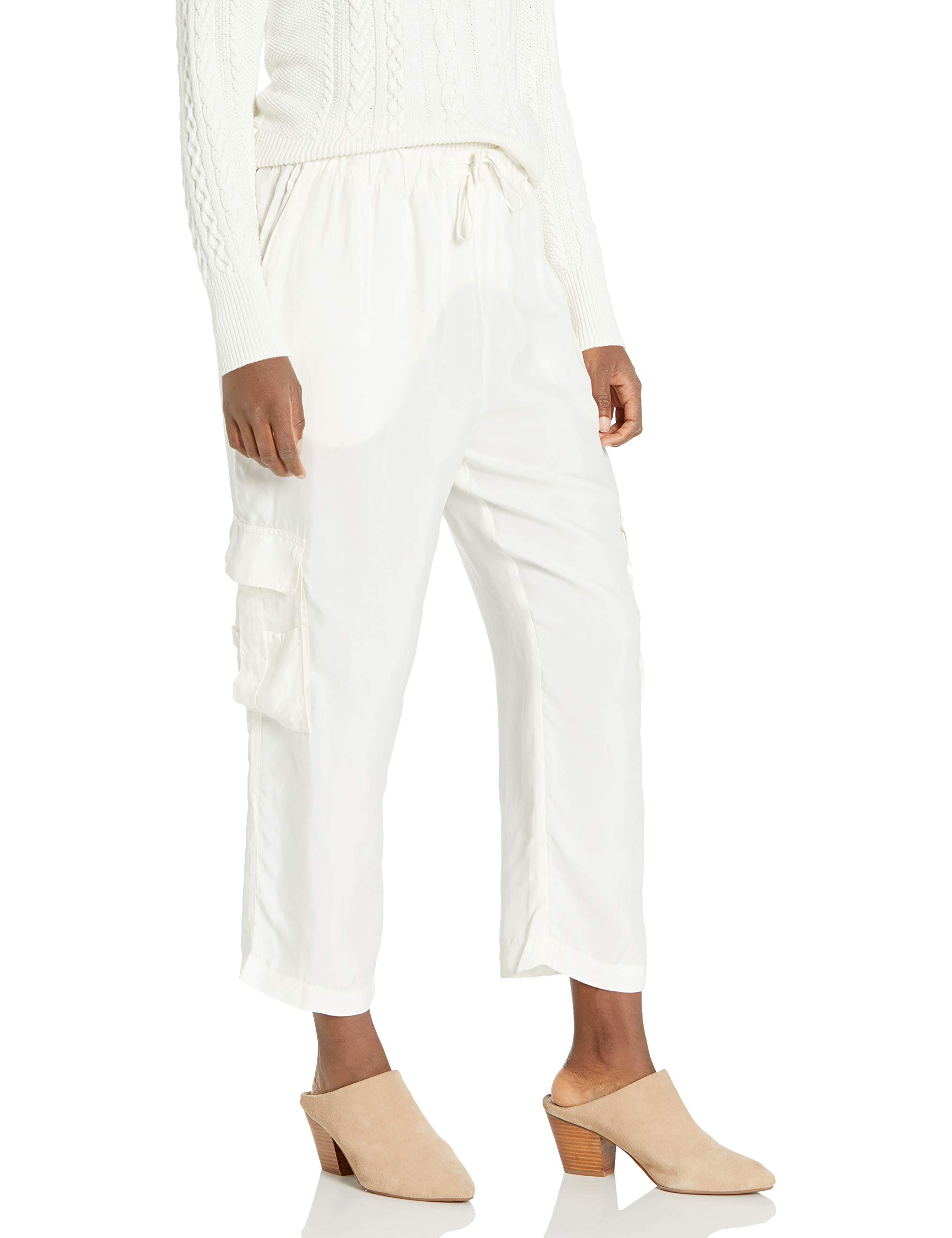 Pete & Greta Women's Comfortable Rayon Cargo Pants - Stylish Casual & Travel Pants for Everyday Wear, Hiking, and Outdoor Adventures