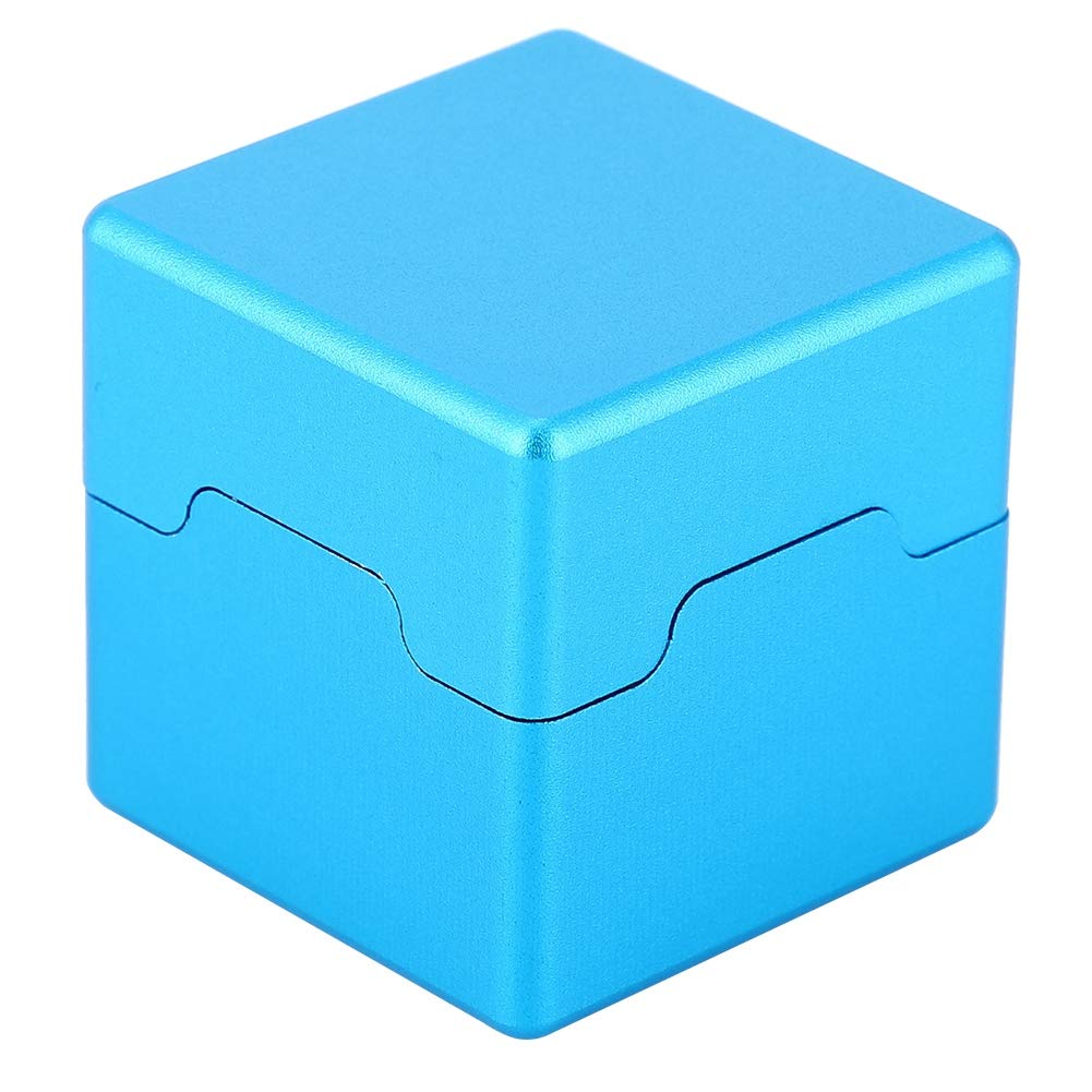 Yuuloo Aluminum Portable Mini Club Nib Chalk Holder - Blue Billiard Pool Chalk Case for Professional & Home Use - Perfect for Pool, Snooker & Billiards Game Accessories