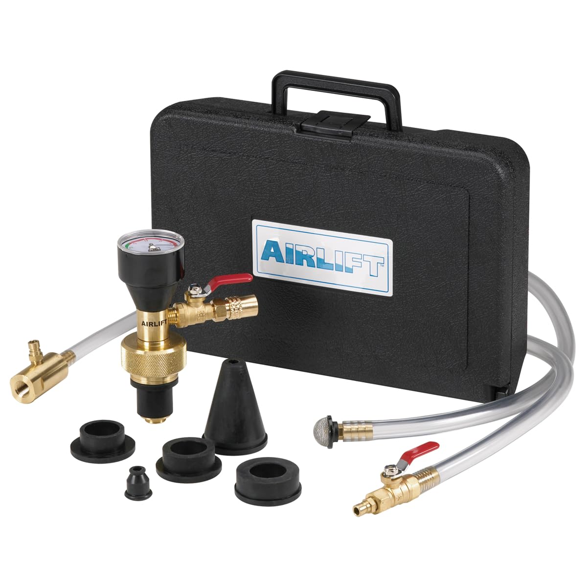 UView 550000 Airlift Cooling System Leak Checker & Airlock Purge Tool Kit - OEM Approved Universal Connectors (90 PSI/60 Bar Min) - A/C System Refill, Leak Detection & Airlock Removal - Perfect for Automotive Repair Shops & DIY Car Maintenance
