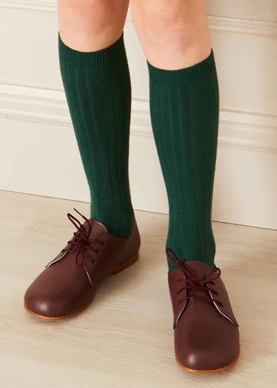 Burgundy Leather Lace Up Shoes for Men & Women - Size 20-34 EU - Comfortable & Stylish Casual & Dress Footwear for Work, Dating & Special Occasions