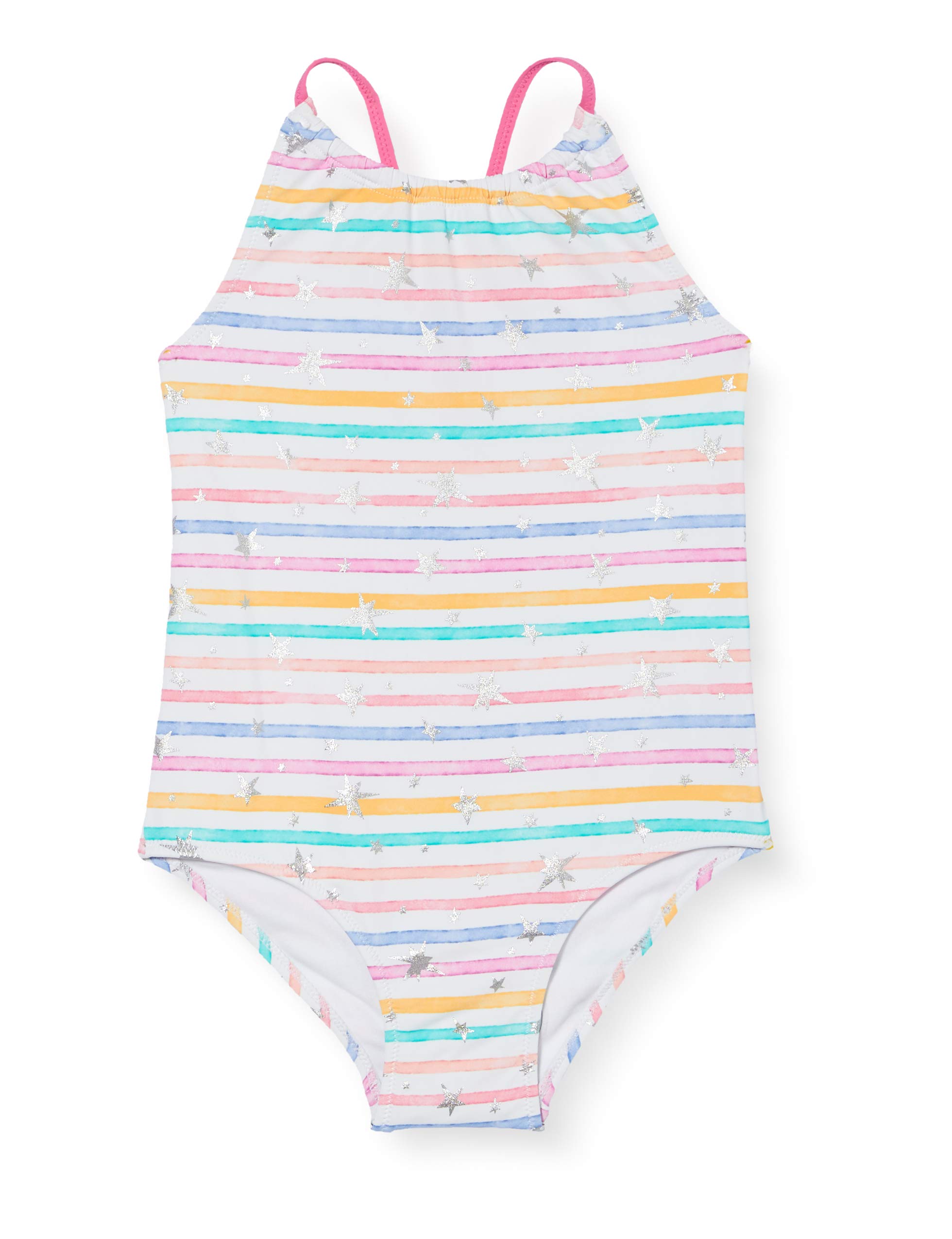 Hatley Girls' One Piece Swimsuit - UPF 50+ Sun Protection, Quick Dry & Chlorine Resistant for Beach, Pool & Summer Activities