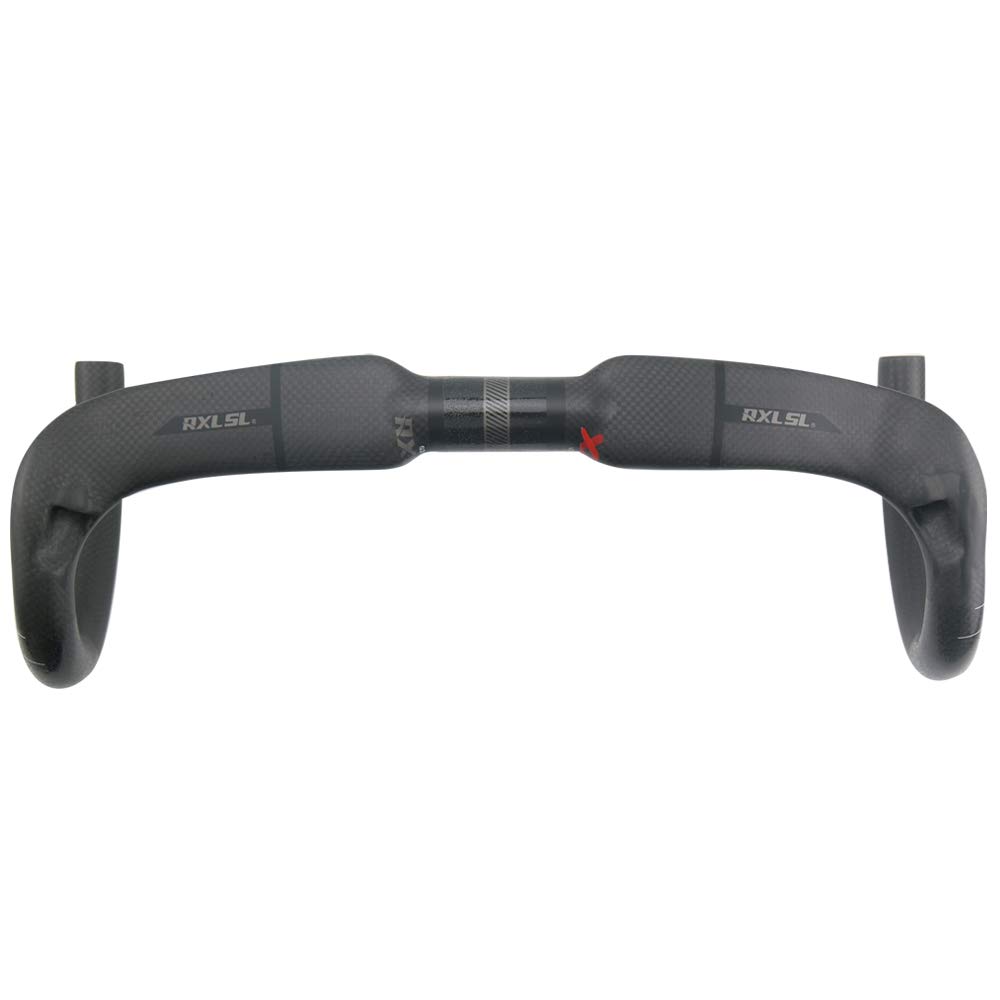 Carbon Fiber Road Bike Handlebars - 31.8mm 440mm Aero Drop Bars 3K Matte Black | Lightweight Racing Handlebars for Road Bikes | Perfect for Competitive Cycling & Long-Distance Rides