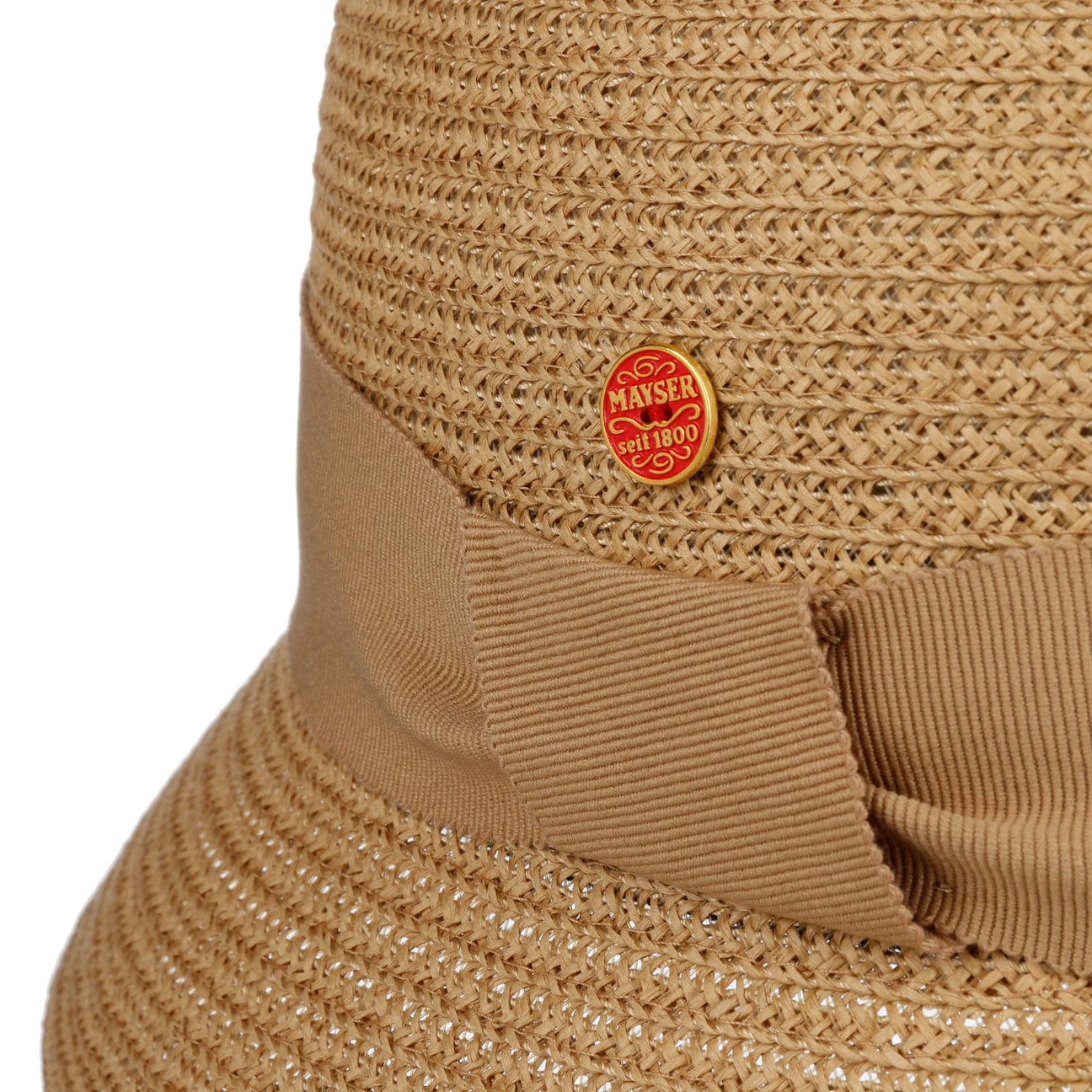Stylish Nanni Paperbraid Straw Hat by Mayser - Breathable Summer Sun Hat for Women, Beach Vacation, Garden Party & Outdoor Activities