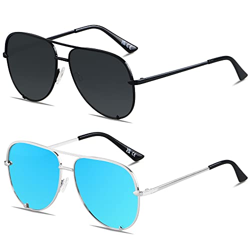 (2pack) Black + Mirror Ice Blue
