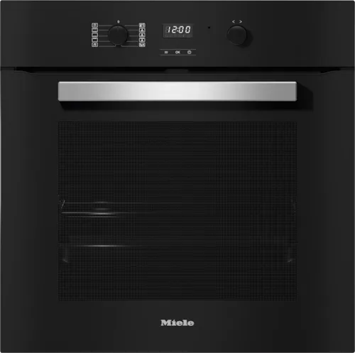 Miele 60cm Built-In Oven H 2457 BP Obsidian Black Pyrolytic - Premium Stainless Steel Electric Oven for Modern Kitchens | Perfect for Baking, Roasting & Self-Cleaning