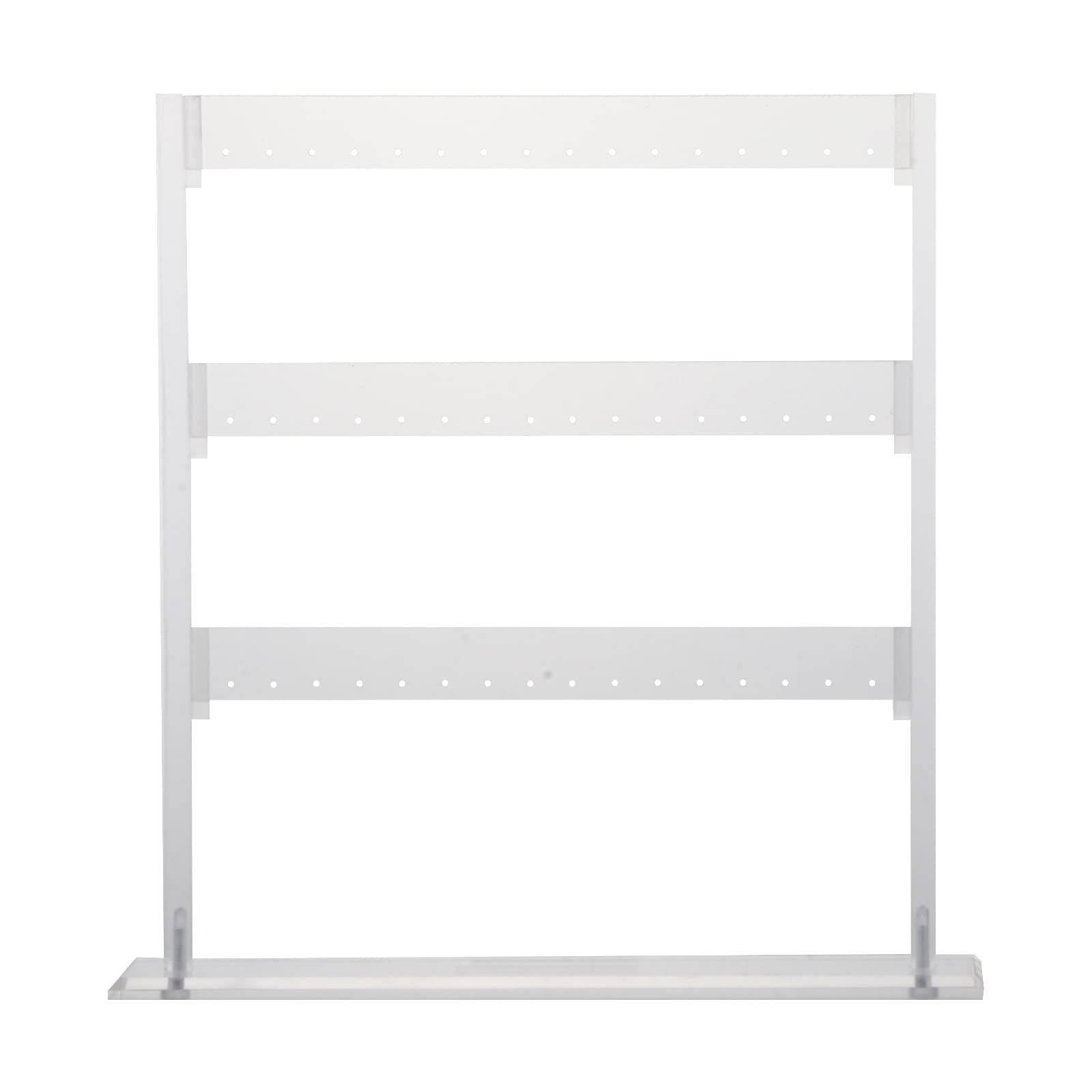 Cabilock 1pc Acrylic Earring Storage Hanging Rack - Jewelry Organizer Display Stand for Earrings, Necklaces & Bracelets - Perfect for Bedroom, Bathroom & Closet Organization