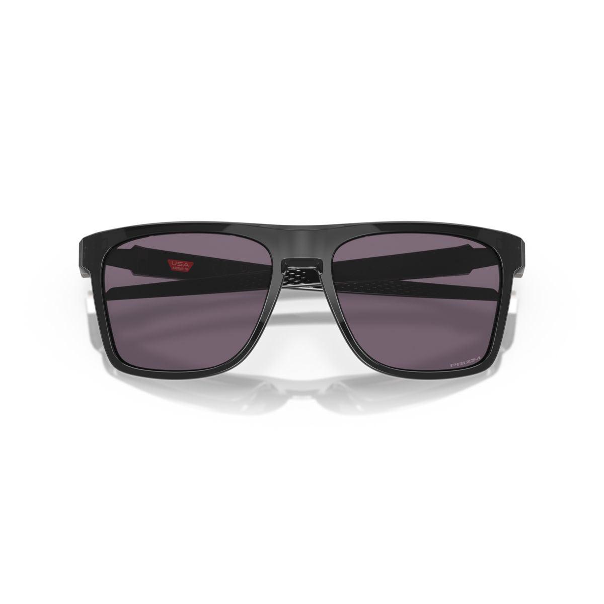 Oakley Leffingwell Sunglasses - Black Ink Frame with Prizm Grey Lenses (Model 0OO9100 910001) - Perfect for Running, Cycling & Outdoor Sports
