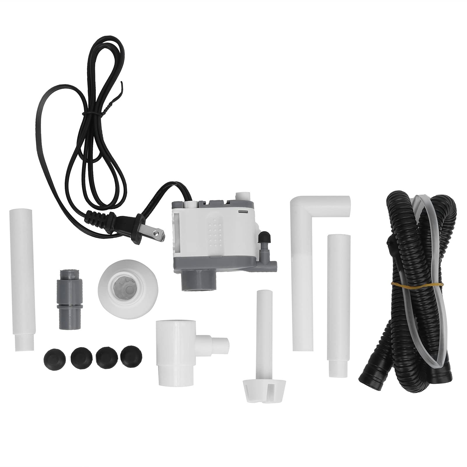 GLOGLOW Submersible Aquarium Filter Pump - Oxygen‑Increasing Water Pump with Suction Cups for Fish Tank (17cm Working Depth) - Ideal for Freshwater & Saltwater Aquariums, Fish Bowls, and Aquatic Pets