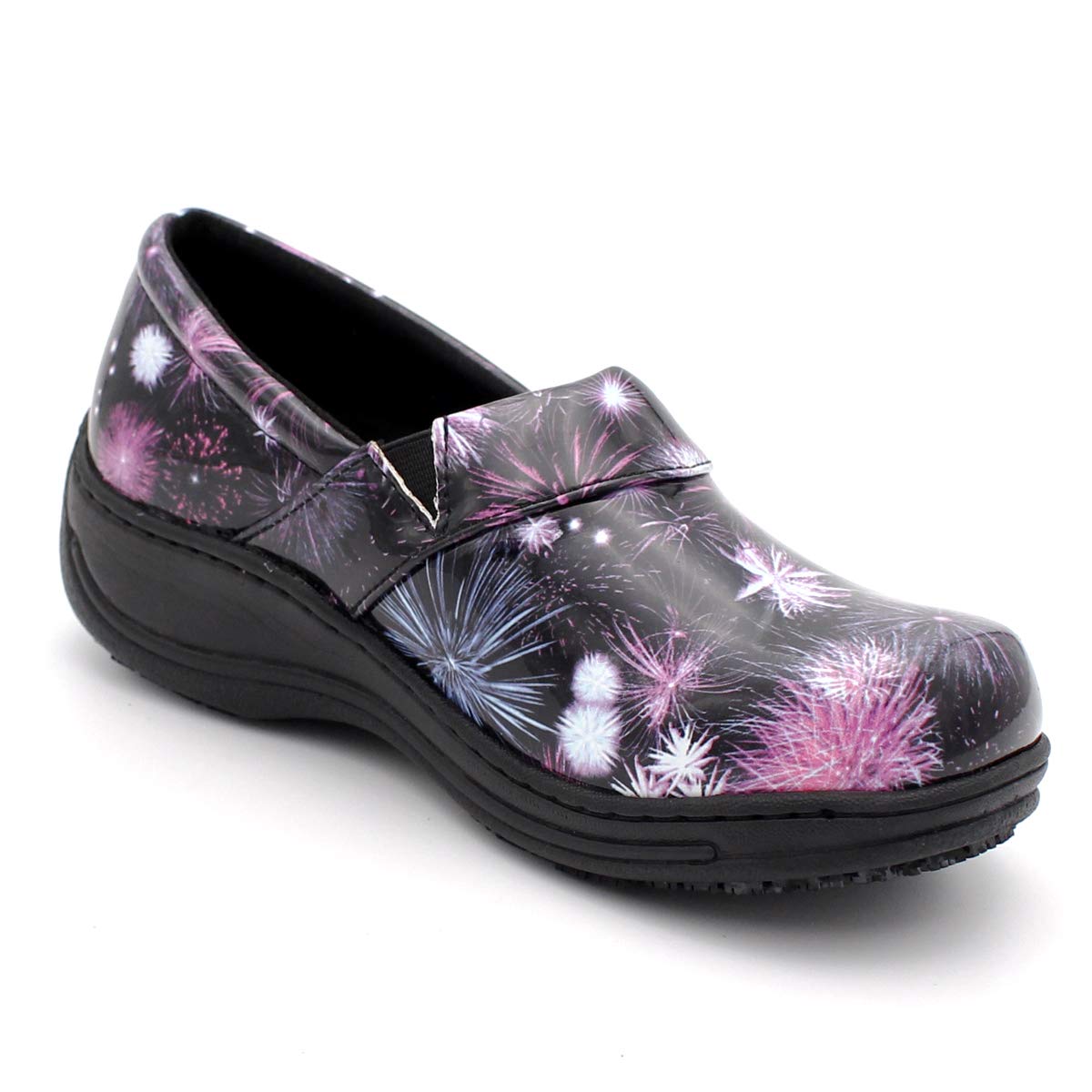 Laforst Women's Rachel Slip-Resistant Nursing Shoes - Non-Slip Waitress & Waiter Work Clogs with Manmade Upper | Comfortable for Healthcare, Food Service & Hospitality Professionals