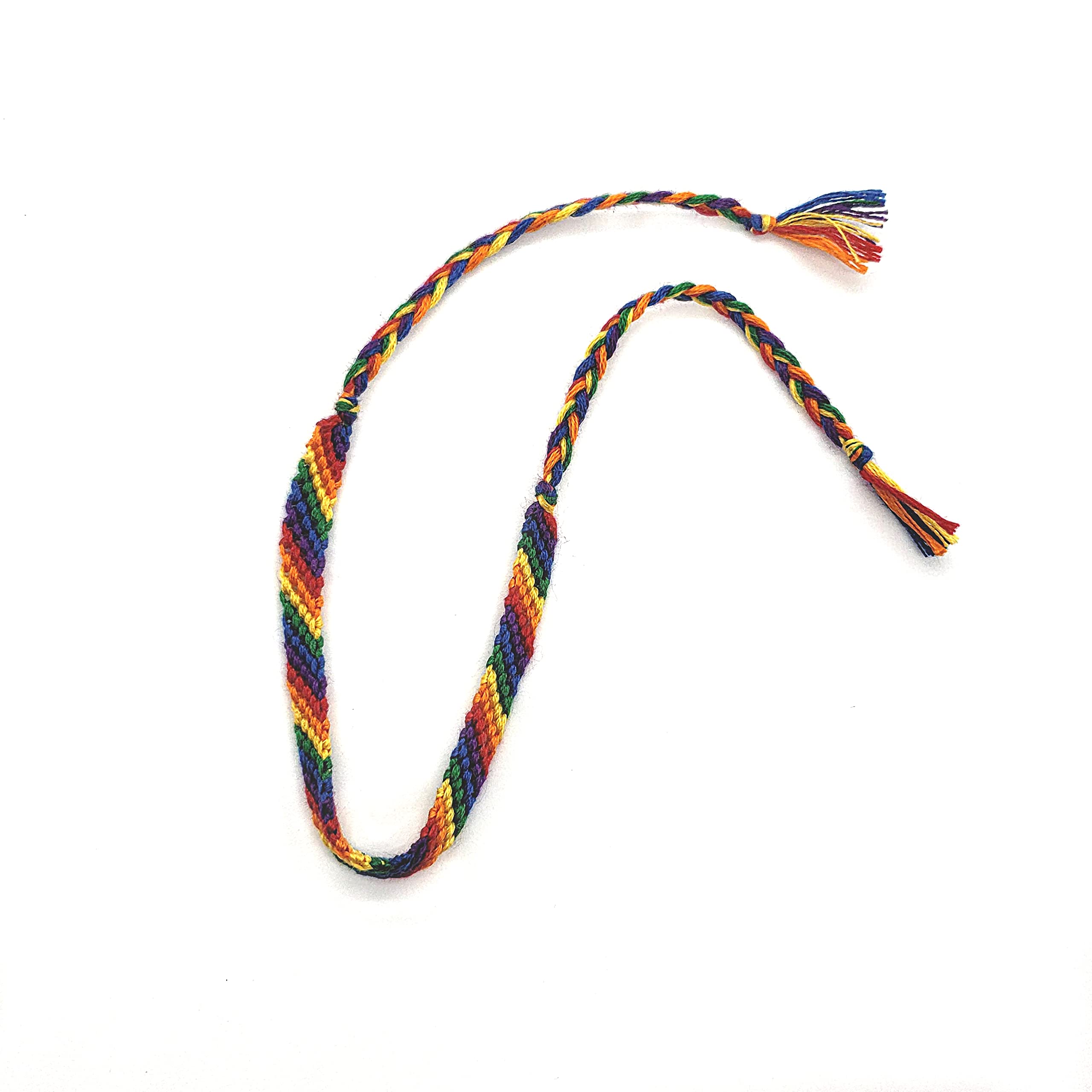 LGBTQ Gay Pride Rainbow Handwoven Anklet Bracelet - Stylish Accessory for Pride Parades, Festivals & Everyday Wear