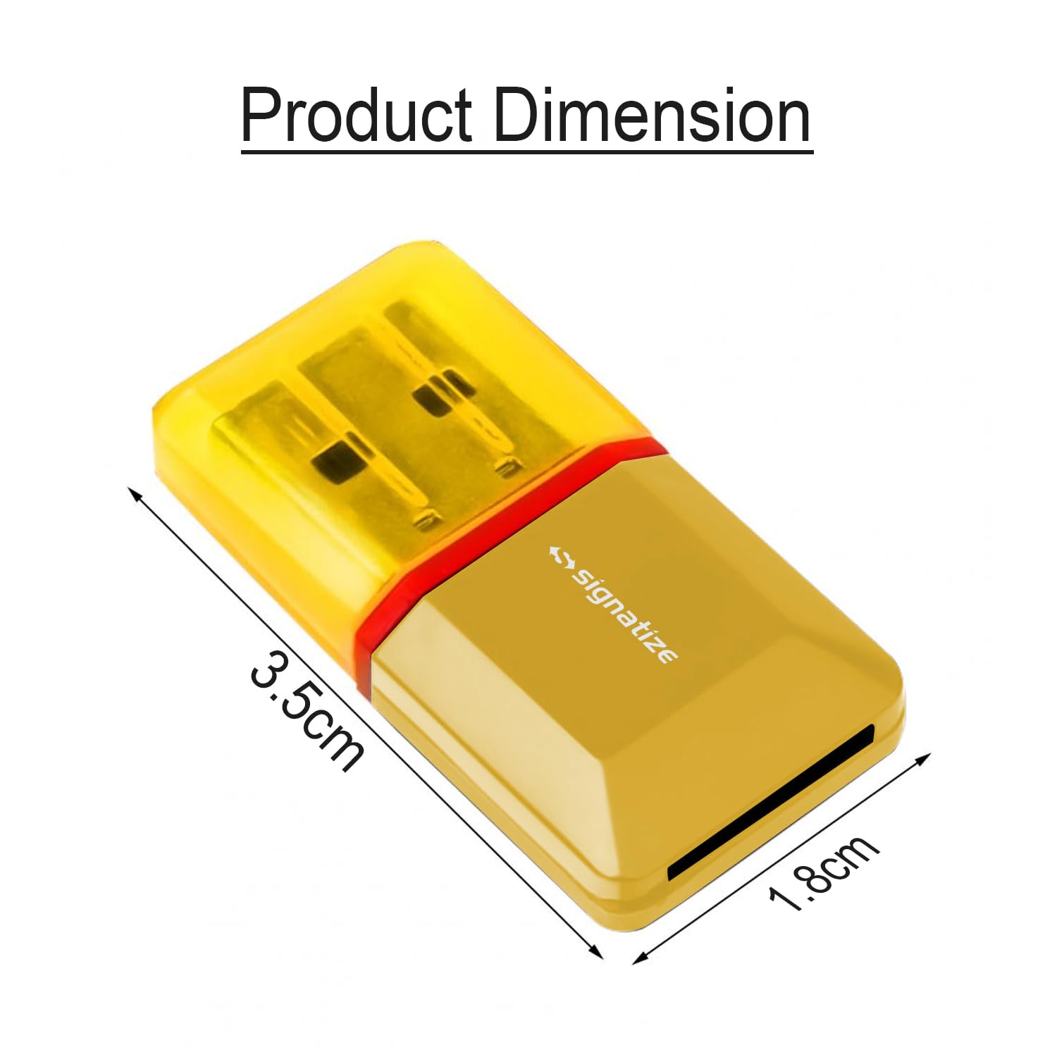 SIGNATIZE USB 3.0 Super Speed Multi-Function Memory Card Reader - Compatible with SD, Micro SD, CF Cards - Perfect for Photographers, Videographers & Data Transfer