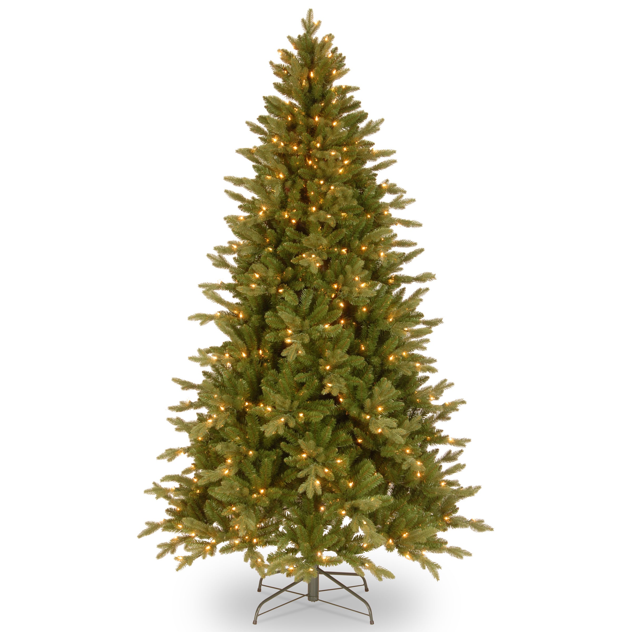 6.5 ft Pre-Lit Avalon Spruce Artificial Christmas Tree with 500 Clear LED Lights - Perfect for Living Room, Office & Holiday Decorations
