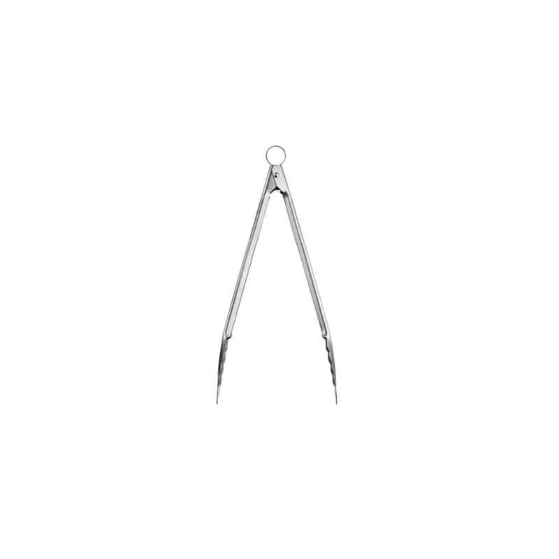 Premium Stainless Steel Locking Tongs - 12-Inch Kitchen Tongs with Secure Lock for Grilling, BBQ, Cooking & Serving - Non-Slip Grip & Heat Resistant