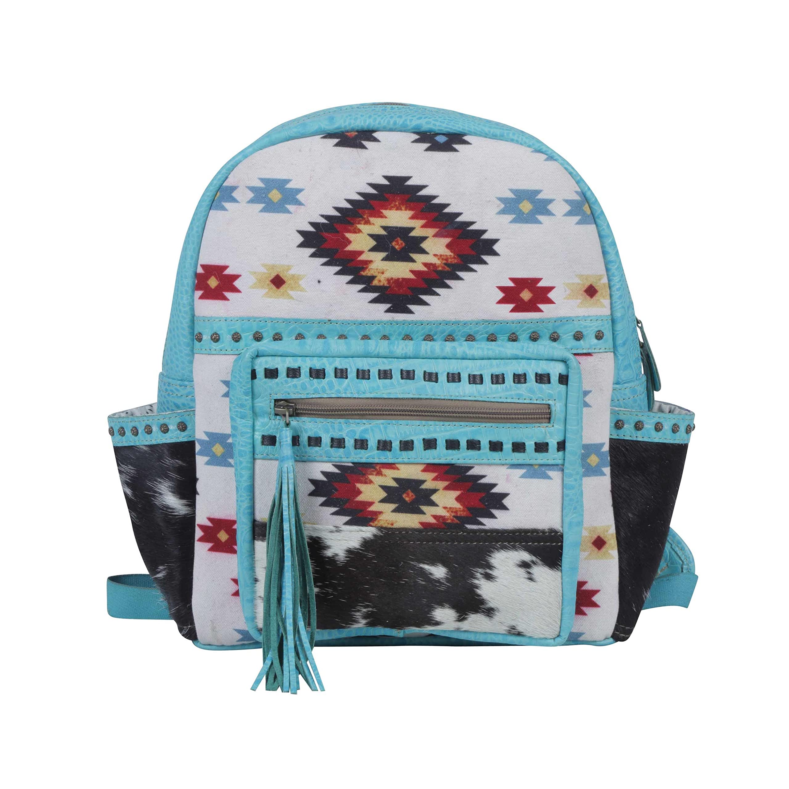 Myra Bag Wild Blue Backpack - Stylish & Durable School Backpack for Women & Men - Perfect for College, Travel & Outdoor Adventures