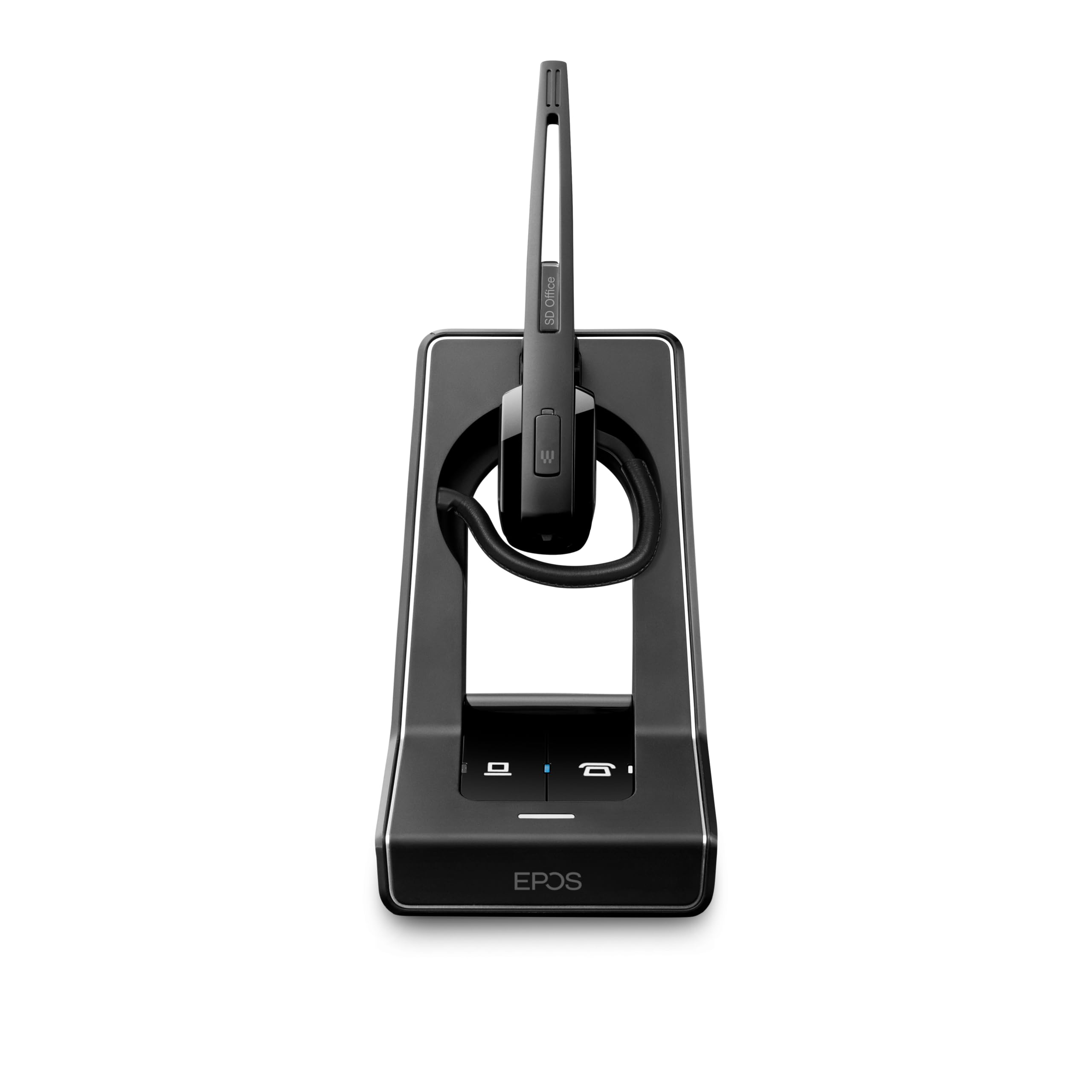 Sennheiser SD Office ML (506009) Wireless Headset - Single-Sided DECT Headset with Noise-Cancelling Mic for Desk Phone & Skype for Business, Adjustable Wearing Styles (Black) - Perfect for Office, Call Centers & Remote Work