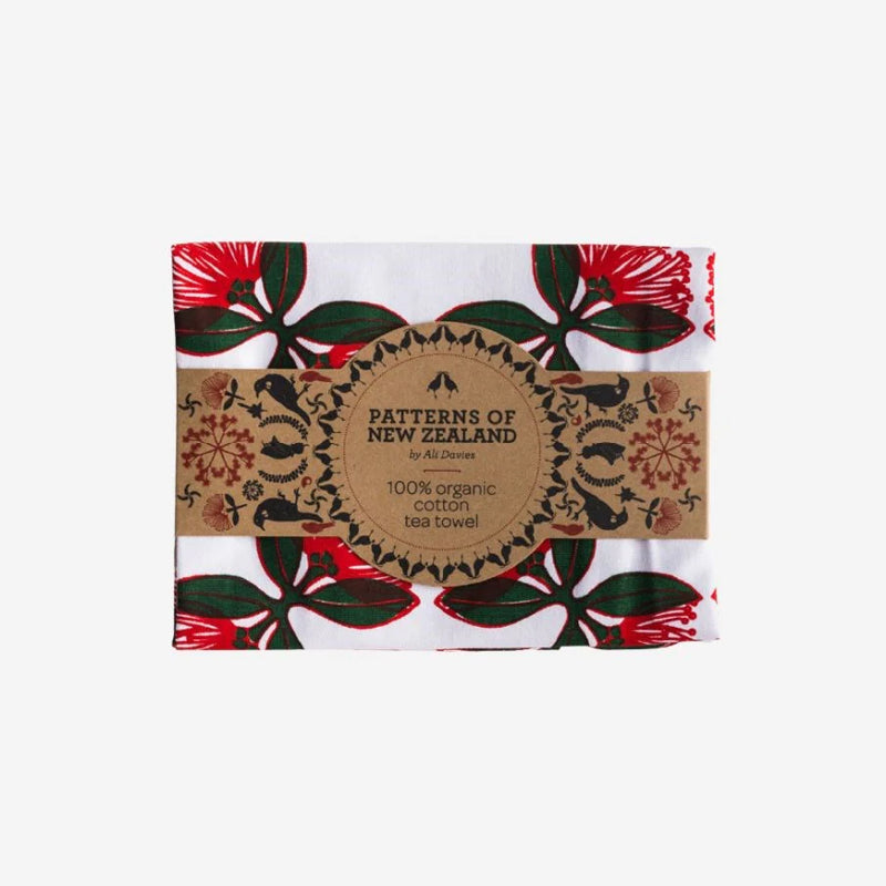 Premium Pohutukawa Tea Towel - Soft & Absorbent Kitchen Towel for Dishes, Hands & Countertops - Perfect for Home, Kitchen & Holiday Decor