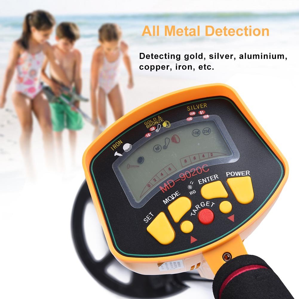 Professional Gold Detector Scanner - 3-10ft Deep Detection for Gold, Silver, Copper, Iron & Aluminum | Metal Detector for Treasure Hunting, Beach Combing & Outdoor Adventures