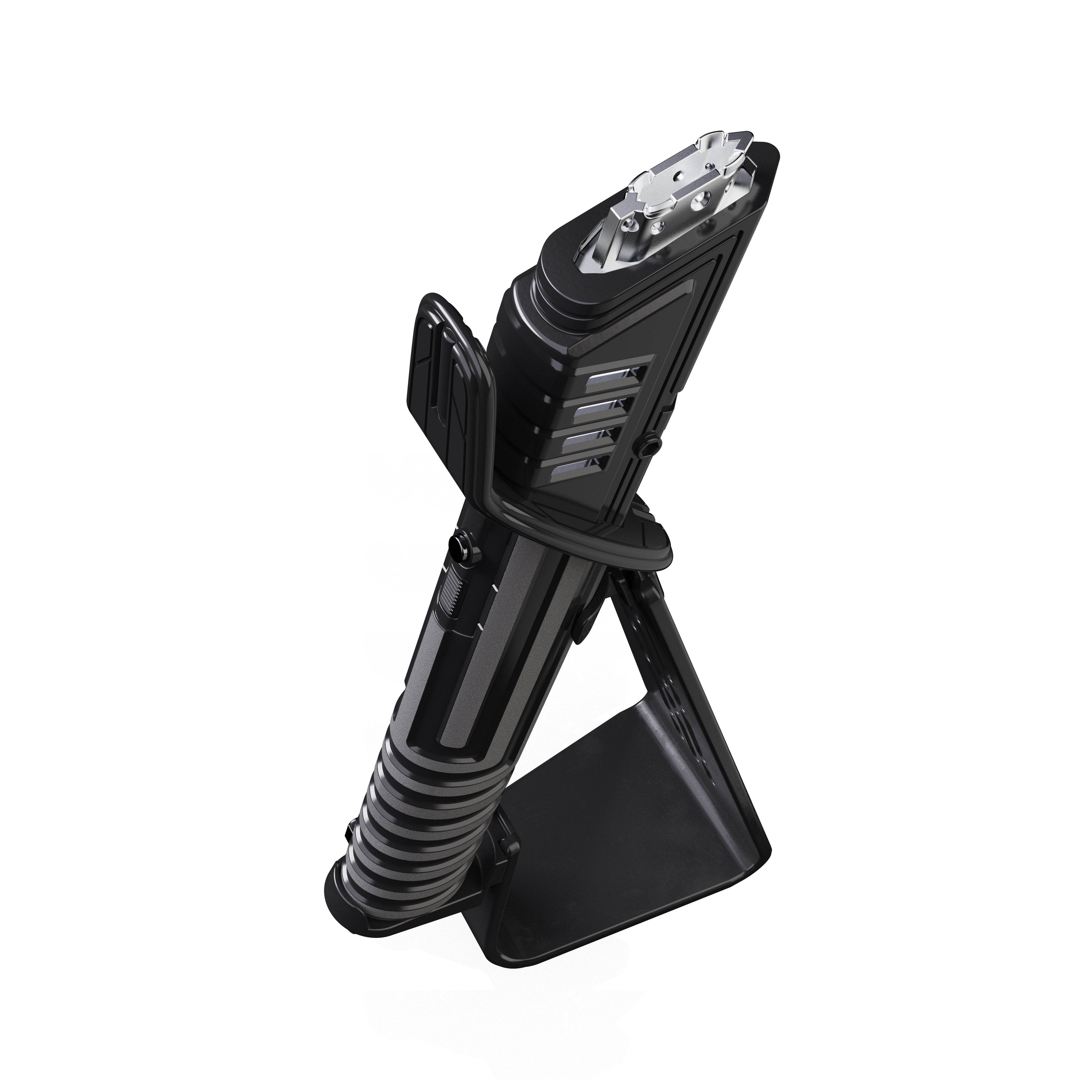 Star Wars The Black Series Mandalorian Darksaber Force FX Elite Lightsaber - Premium Collectible Replica for Display & Cosplay - Perfect for Star Wars Fans, Collectors & Role-Playing Scenes