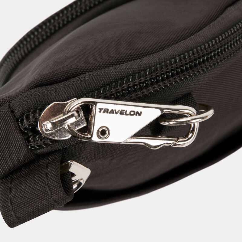 Travelon Anti-Theft Essentials Mini Asymmetric Crossbody Bag - Secure & Stylish Purse for Women - Perfect for Travel, Commuting & Everyday Use