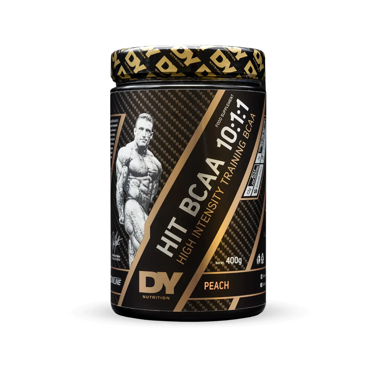 Dorian Yates DY Nutrition Hit BCAA 10:1:1 400g Powder - Premium Branched-Chain Amino Acids for Muscle Recovery & Growth - Ideal for Post-Workout, Fitness & Bodybuilding