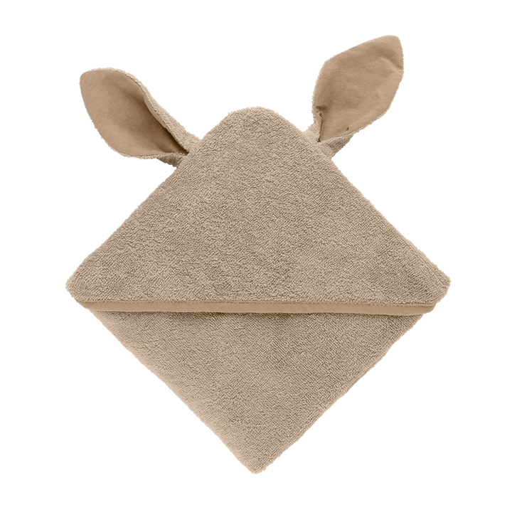 BIBS Kangaroo Hoodie Baby Towel - Soft & Absorbent Hooded Bath Towel for Newborns & Toddlers - Perfect for Bath Time, Swimming & Snuggling