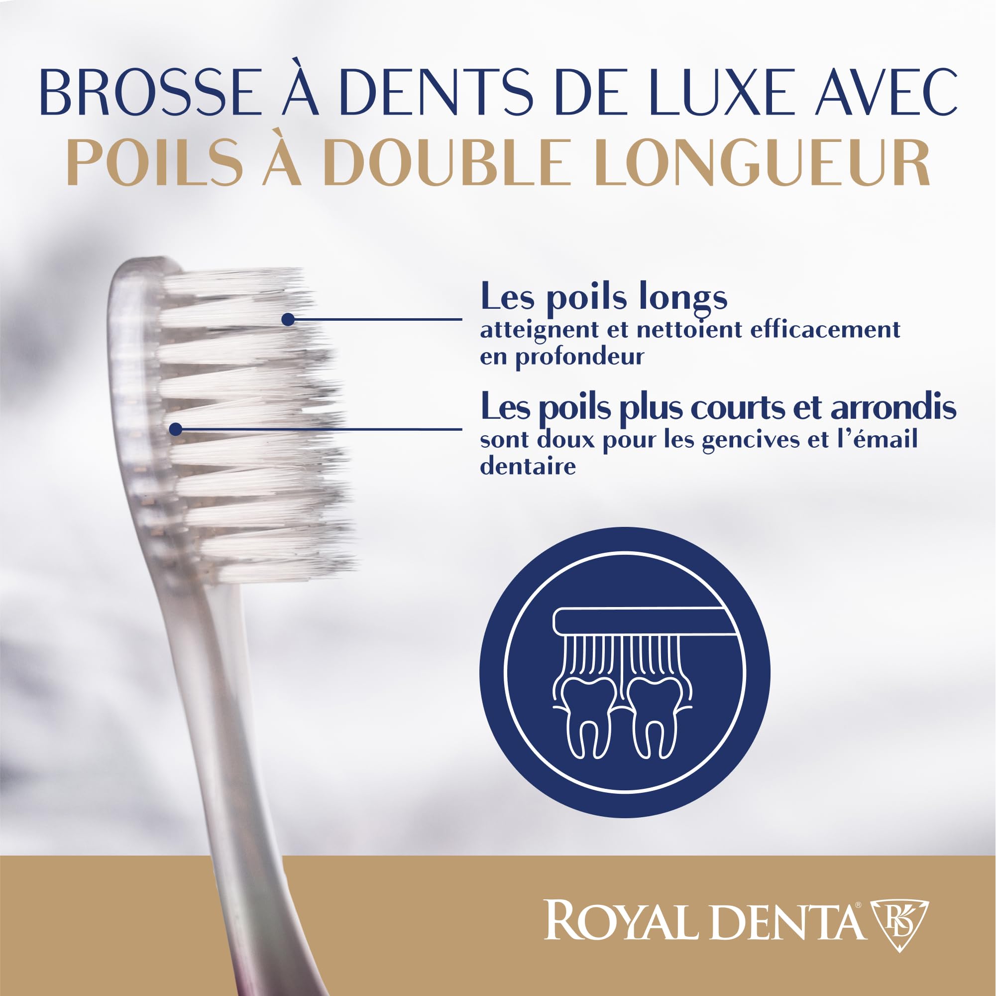 Royal Denta Medium Nano Silver Toothbrush - Soft Bristles for Sensitive Teeth & Gum Care, Pink (Pack of 1) | Perfect for Travel, Daily Oral Hygiene & Eco-Friendly Dental Routine