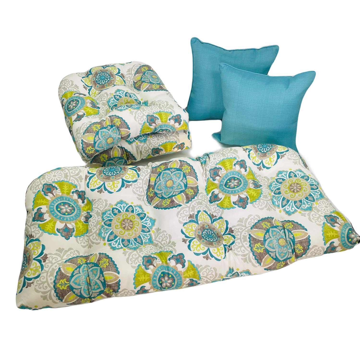 Outdoor Allodalla Oasis 5-Piece Waterproof Cushion Set - Patio Furniture Cushions for Garden, Poolside & Deck Lounge Chairs