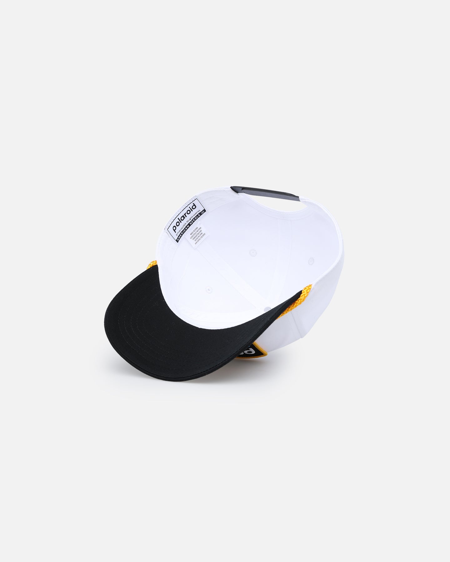 American Needle Roscoe Strapback Hat - White & Black Adjustable Snapback Cap for Men & Women - Perfect for Baseball, Streetwear & Casual Fashion