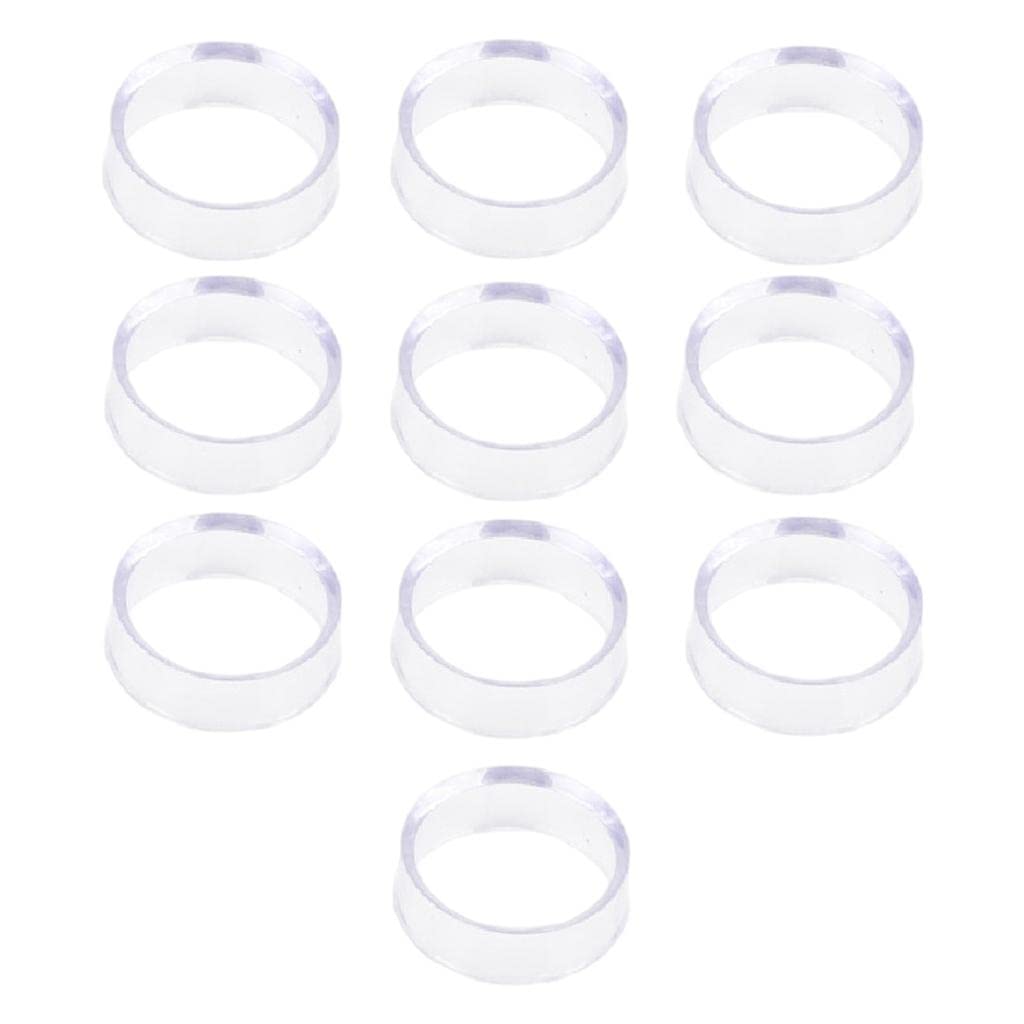 TOOYFUL 10-Piece Acrylic Display Stand Set - Clear Sphere Holder & Marble Base Pedestal Support for Small Collectibles, Jewelry, and Miniature Decor - Perfect for Showcasing Home Decor, Retail Displays, and Gift Presentations
